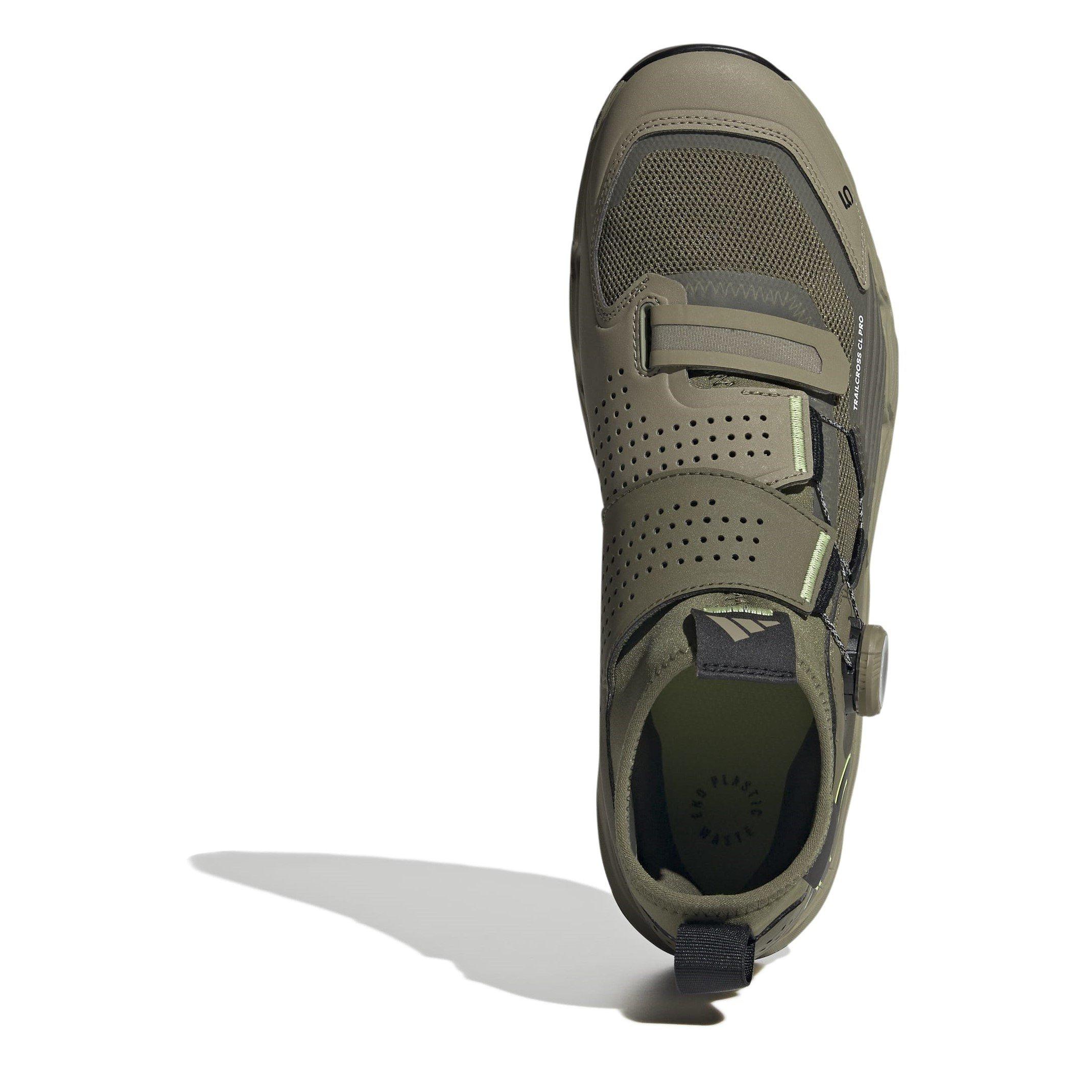 FOlv/CBlk/OrG - Five Ten - Pro Clip-In Mountain Bike Shoes - 5