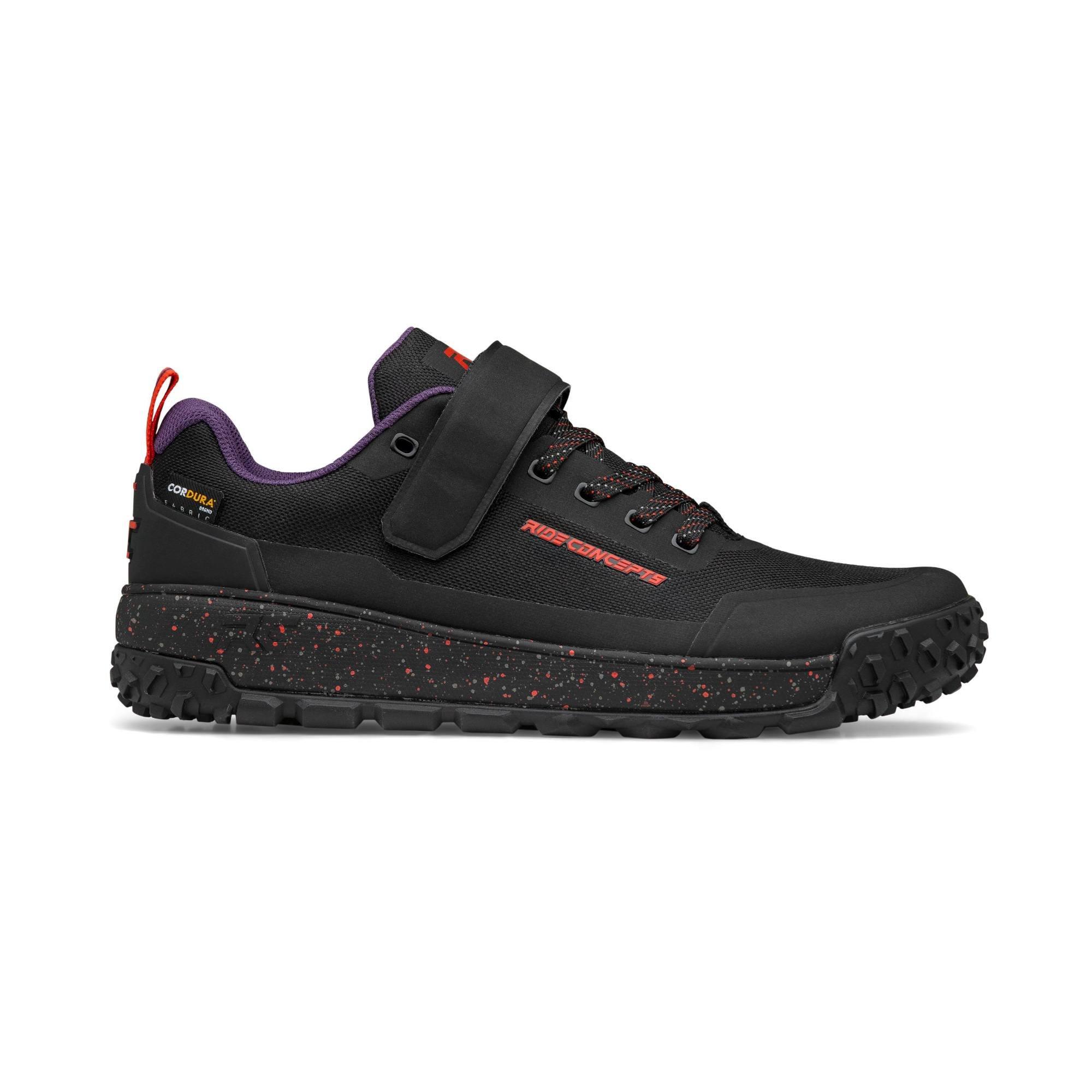 Nero / Rosso - Ride Concepts - Concepts Tallac Clip Shoes - 1