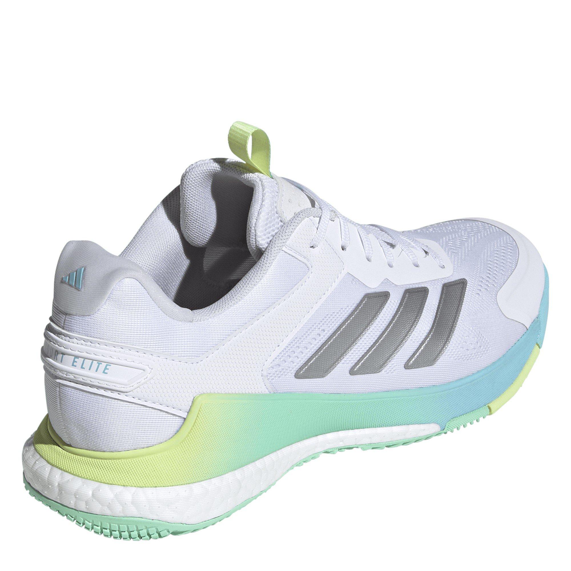 Wht/Pulse Mint - adidas - Adidas Netcourt Elt Ld63 - 4