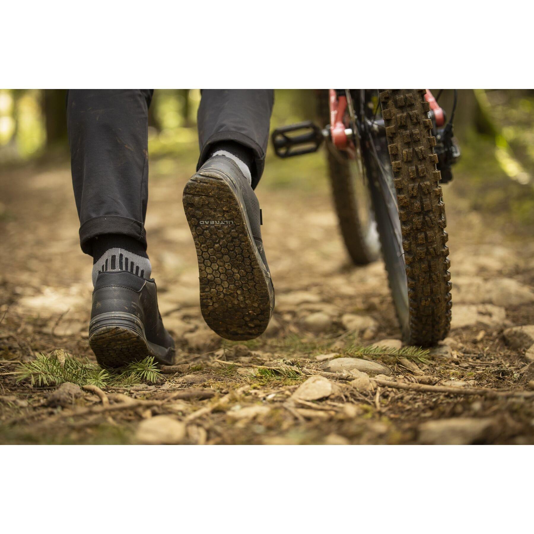 Schwarz - Shimano - Shimano GF4 (GF400) Flat Mountain Bike Shoe - 6