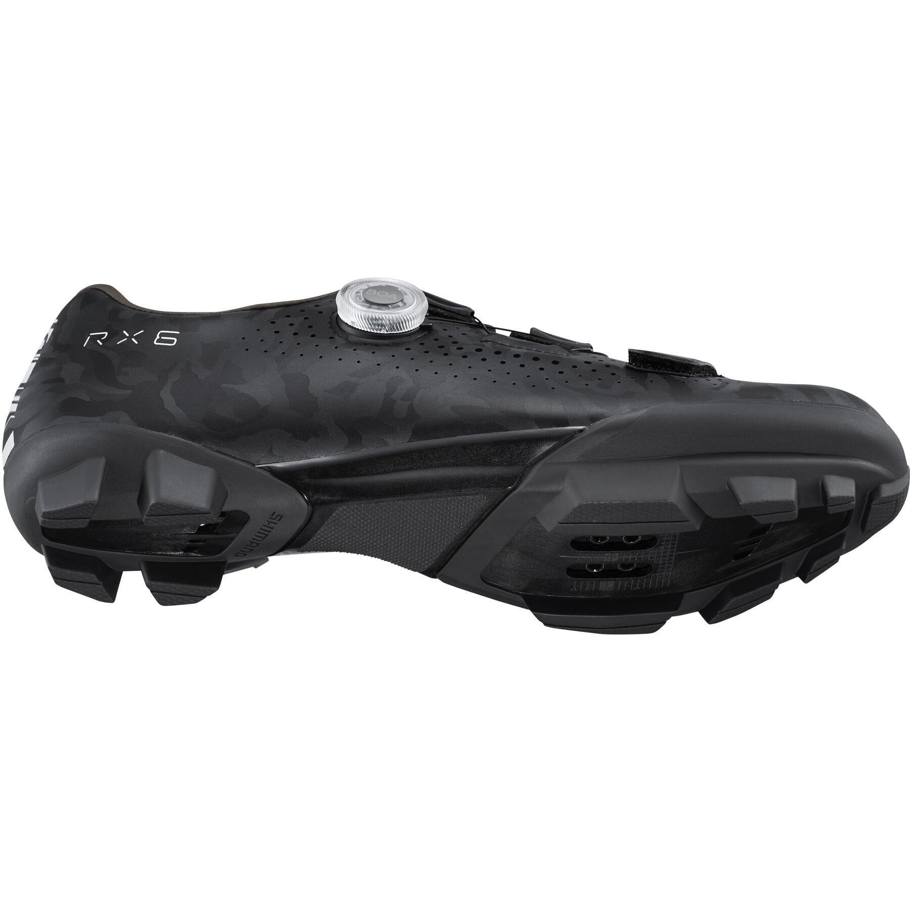 Schwarz - Shimano - Shimano RX6 (RX600) Gravel Cycling Shoes - 4