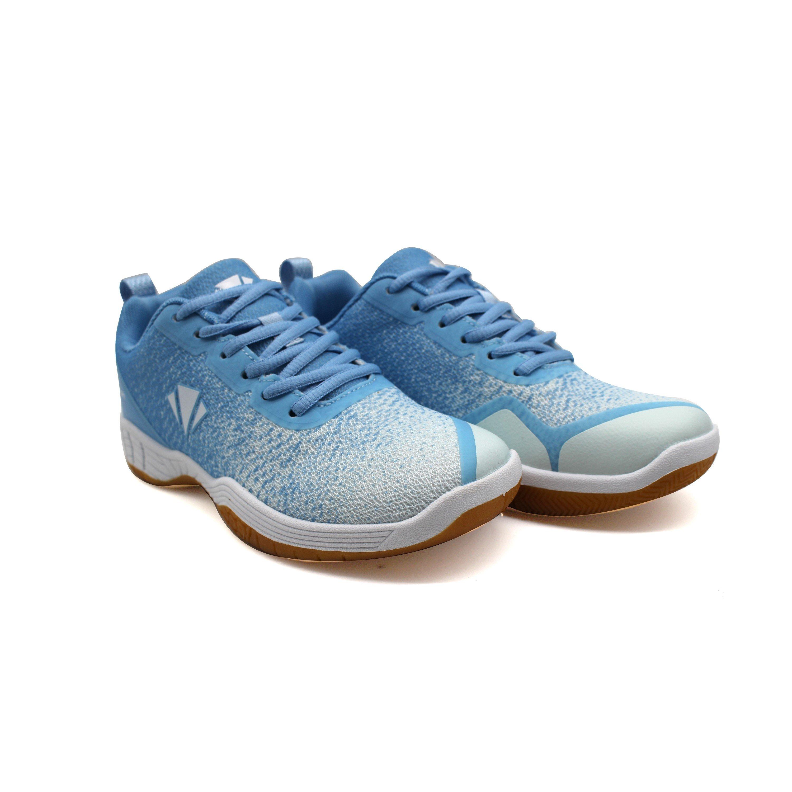 PASTER BLUE - Carlton - CC Indoor Engineered Mesh Lace Up Badminton Trainers - 3