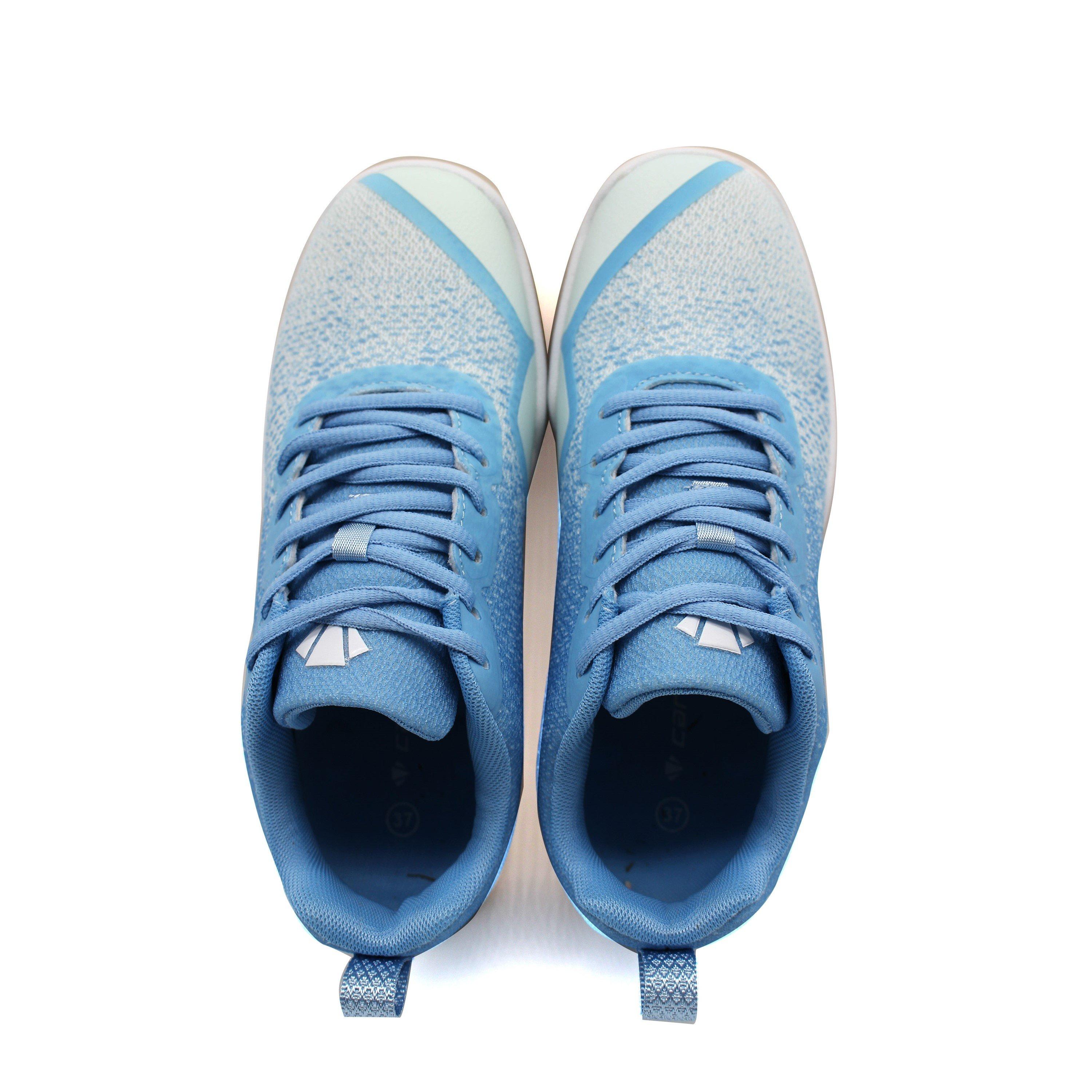 PASTER BLUE - Carlton - CC Indoor Engineered Mesh Lace Up Badminton Trainers - 5