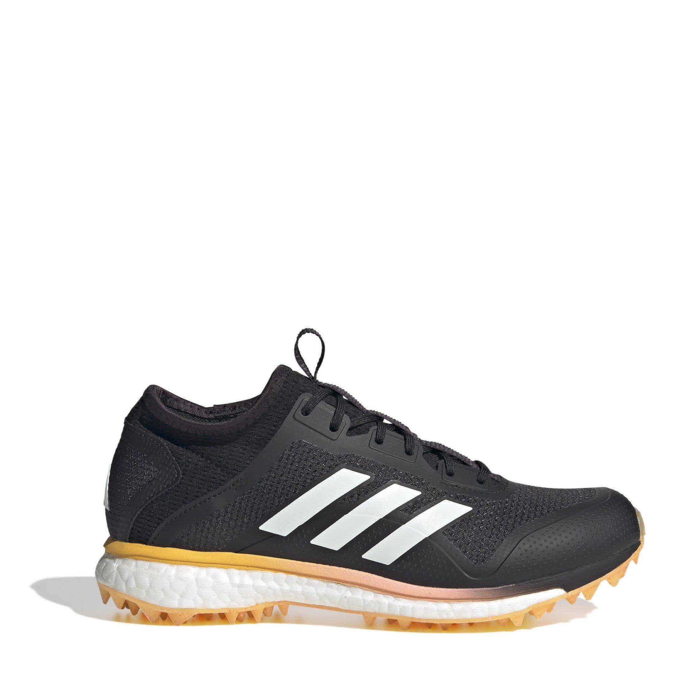 Black/Met/Spark - adidas - Women's Fabela X Empower Indoor Hockey Shoes - 1