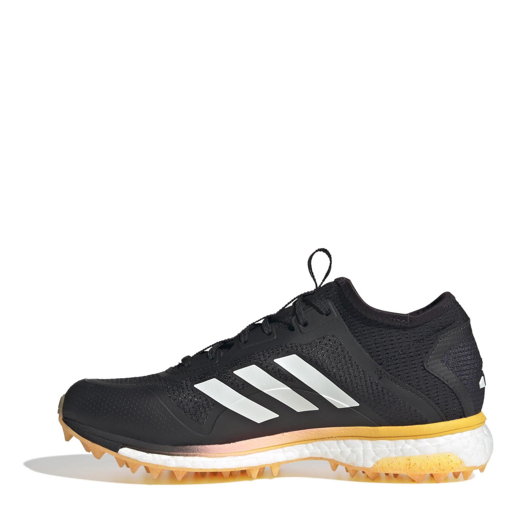Black/Met/Spark - adidas - Fabela X Empower Indoor Hockey Shoes - 2