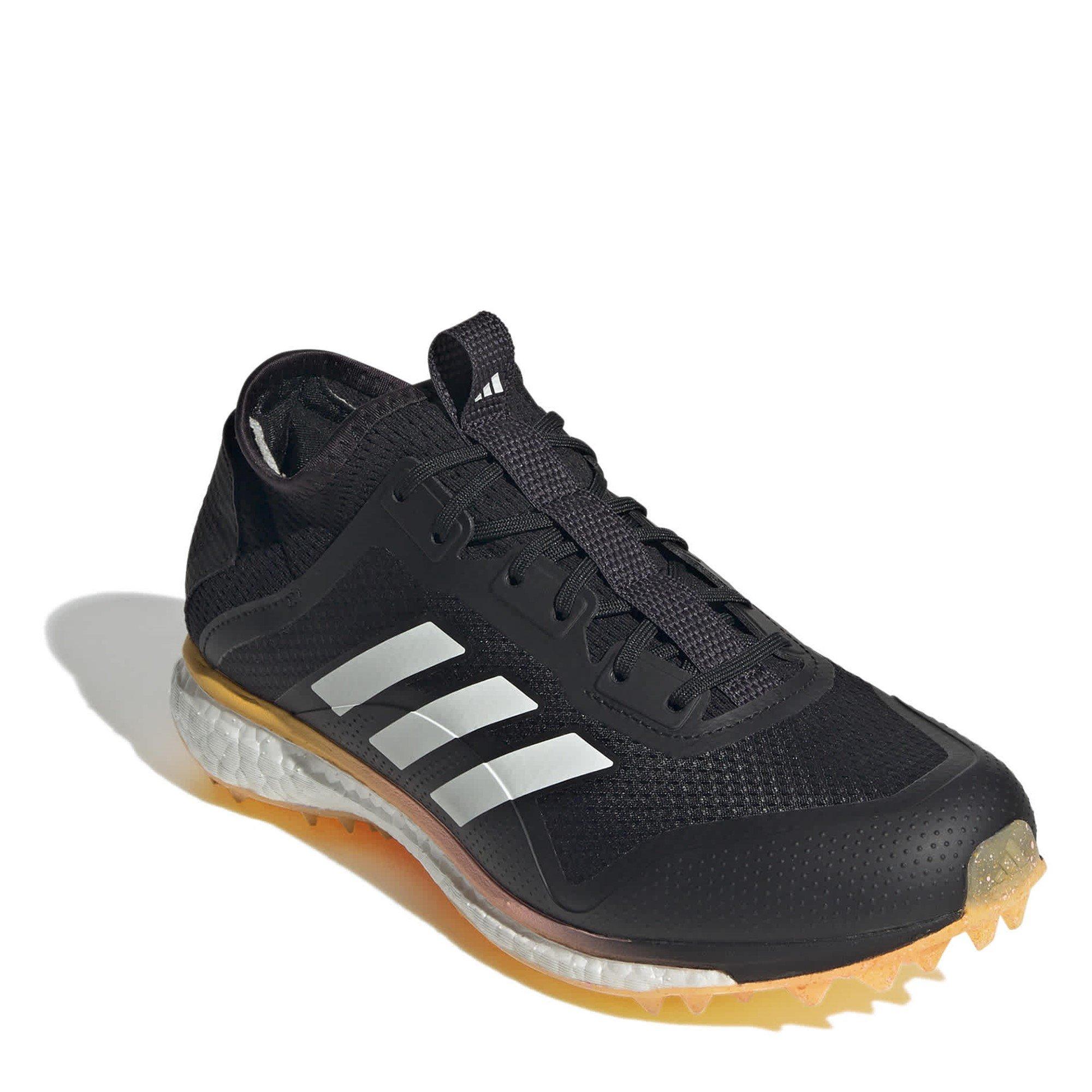 Black/Met/Spark - adidas - Fabela X Empower Indoor Hockey Shoes - 3
