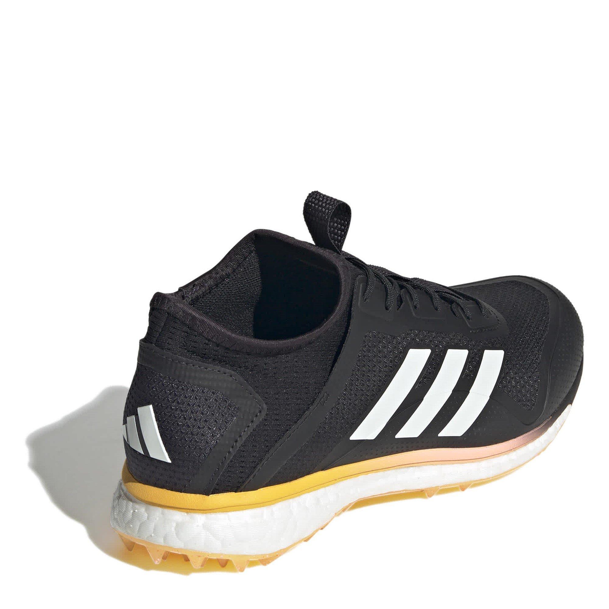Black/Met/Spark - adidas - Fabela X Empower Indoor Hockey Shoes - 4