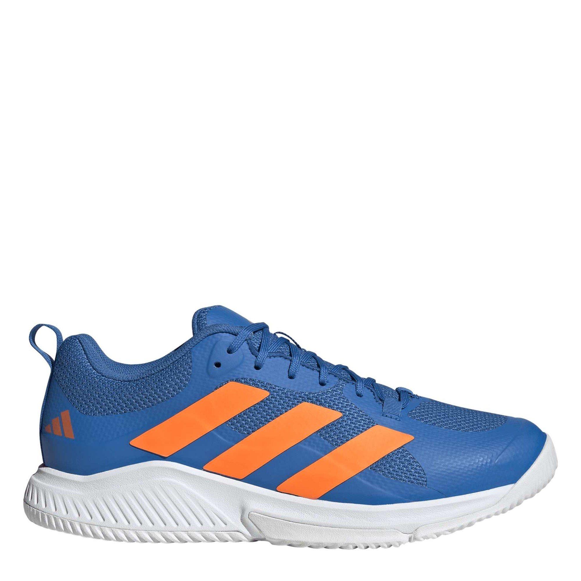 Broyal/Ftwwht - adidas - Men's Court Team 2.0 Volleyball Shoes - 1