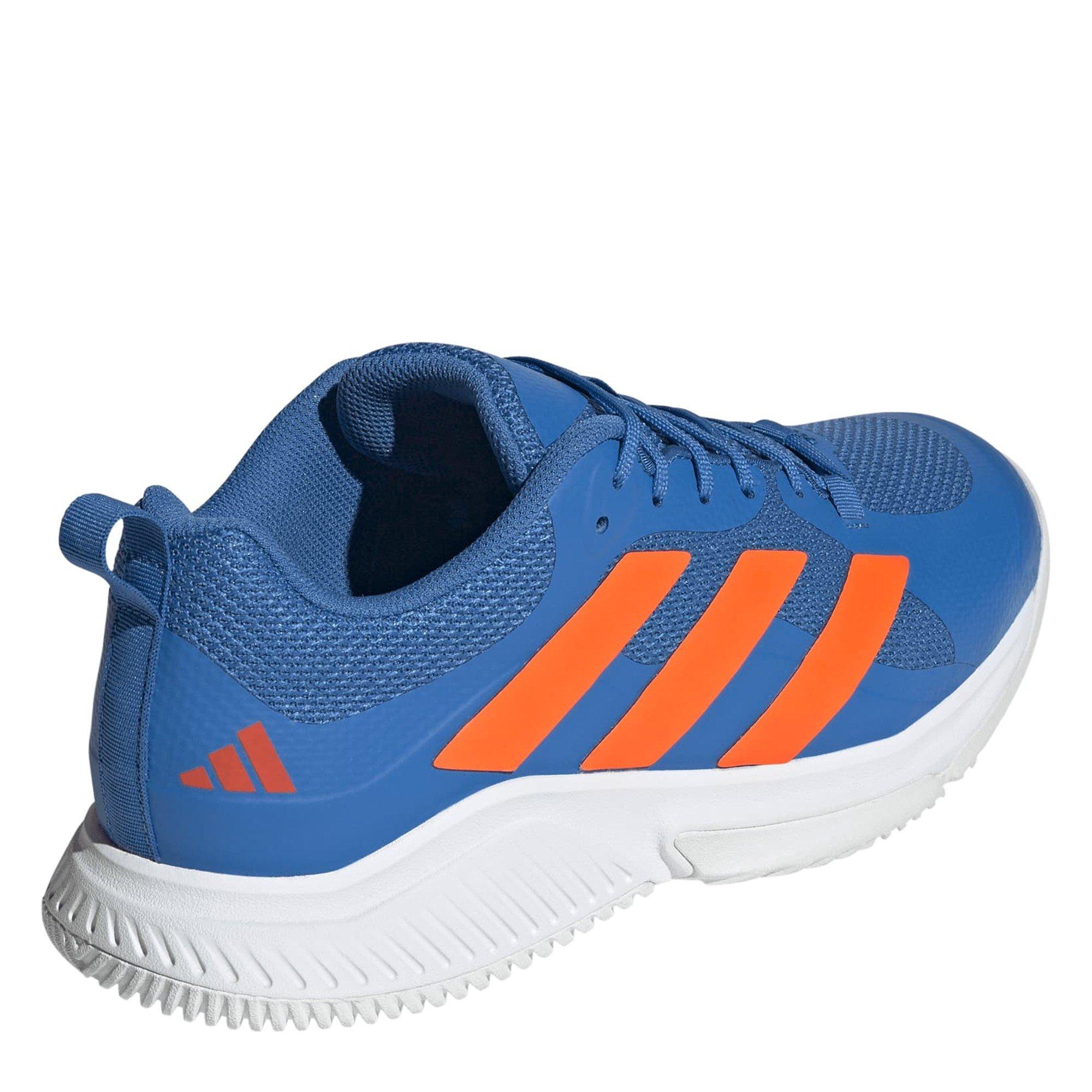 Broyal/Ftwwht - adidas - Men's Court Team 2.0 Volleyball Shoes - 4