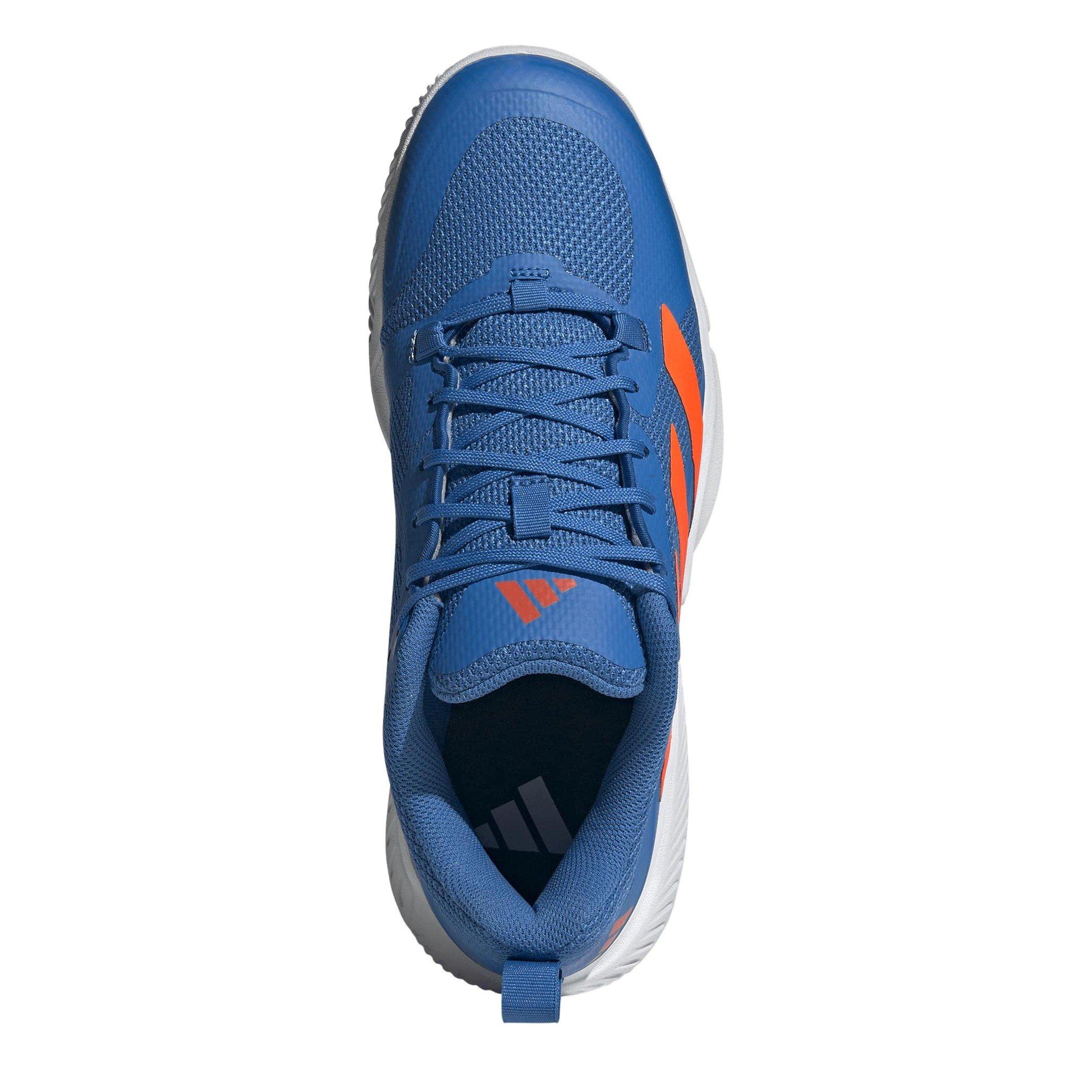 Broyal/Ftwwht - adidas - Men's Court Team 2.0 Volleyball Shoes - 5
