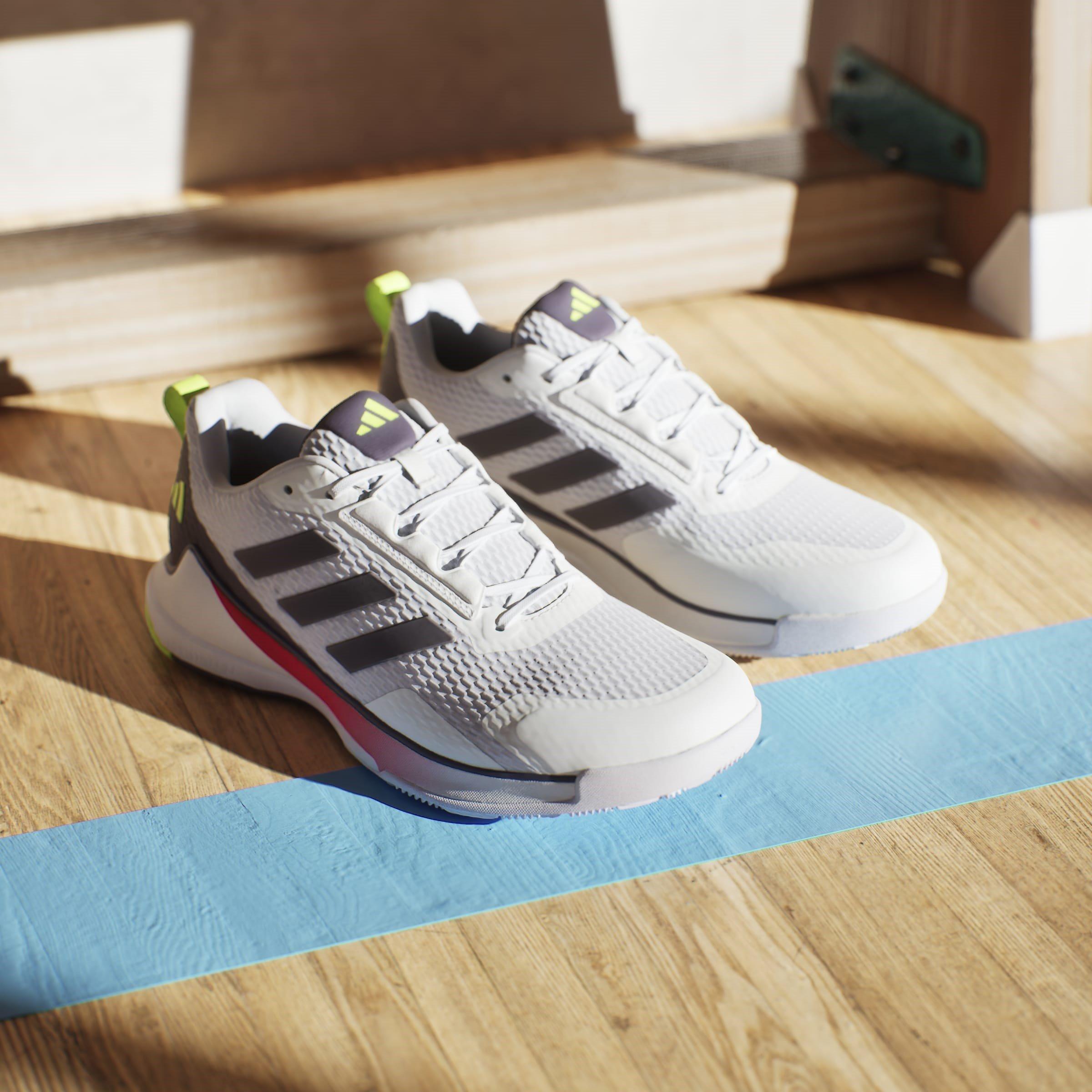 White/Metal - adidas - Novaflight 2 Indoor Shoes - 12