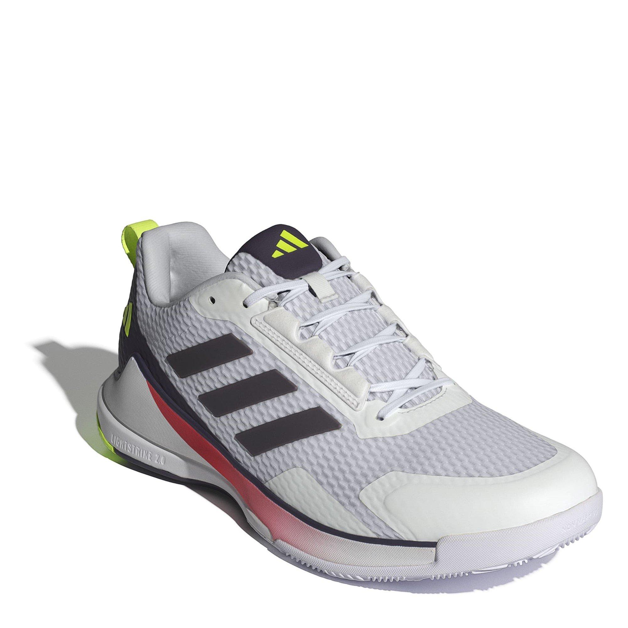 White/Metal - adidas - Novaflight 2 Indoor Shoes - 3