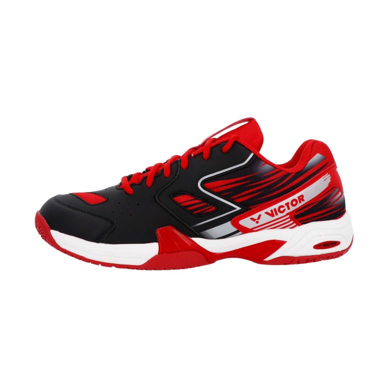 Black/Red - Victor - Men's AS 39W CD Badminton Trainers - 1