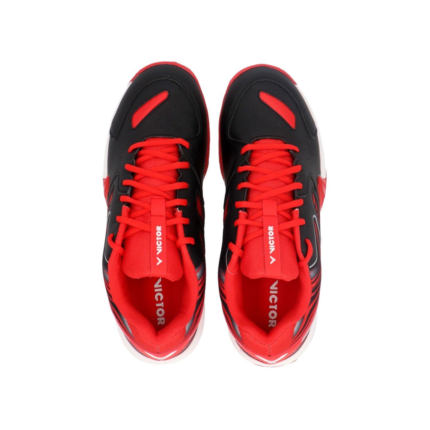 Black/Red - Victor - Men's AS 39W CD Badminton Trainers - 3