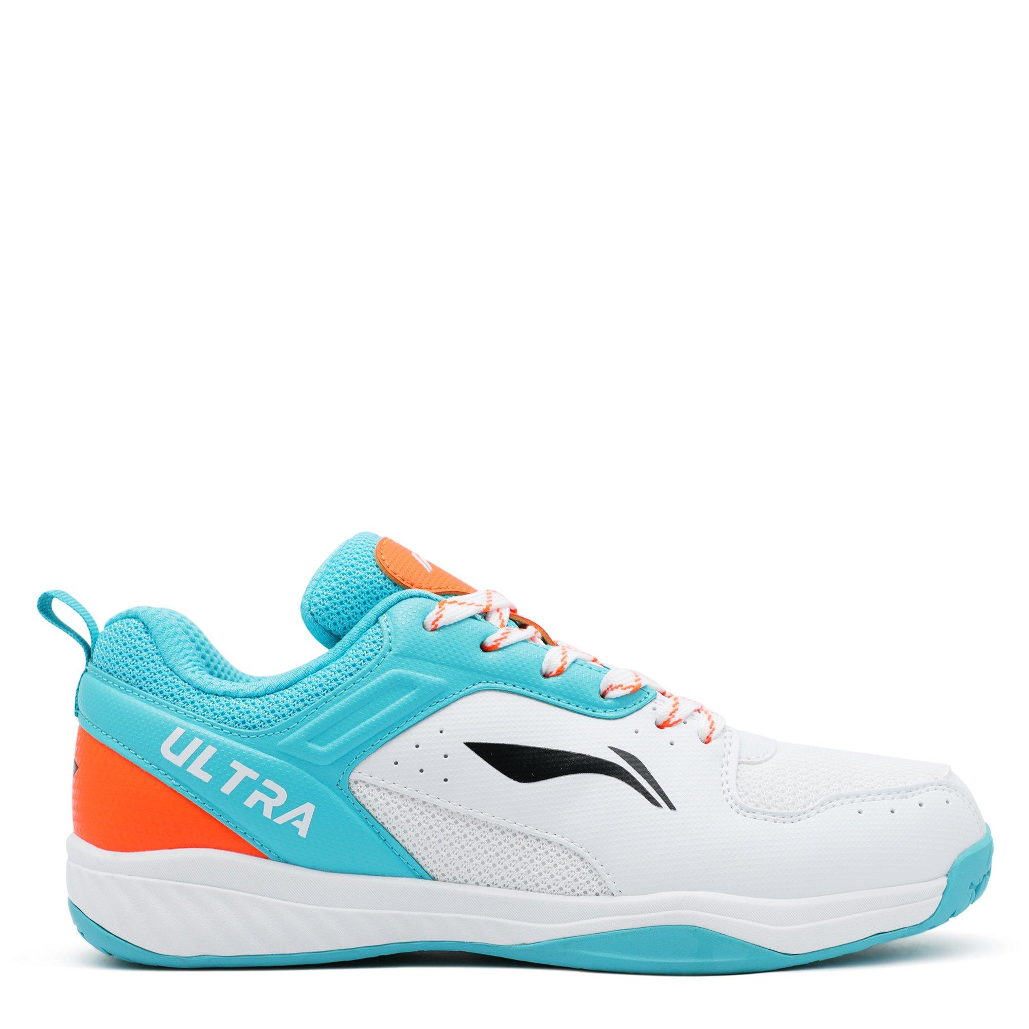 Wht/OcenBlu/Blk - Li Ning - LiNing Ultra Speed Adults Badminton Trainers - 1