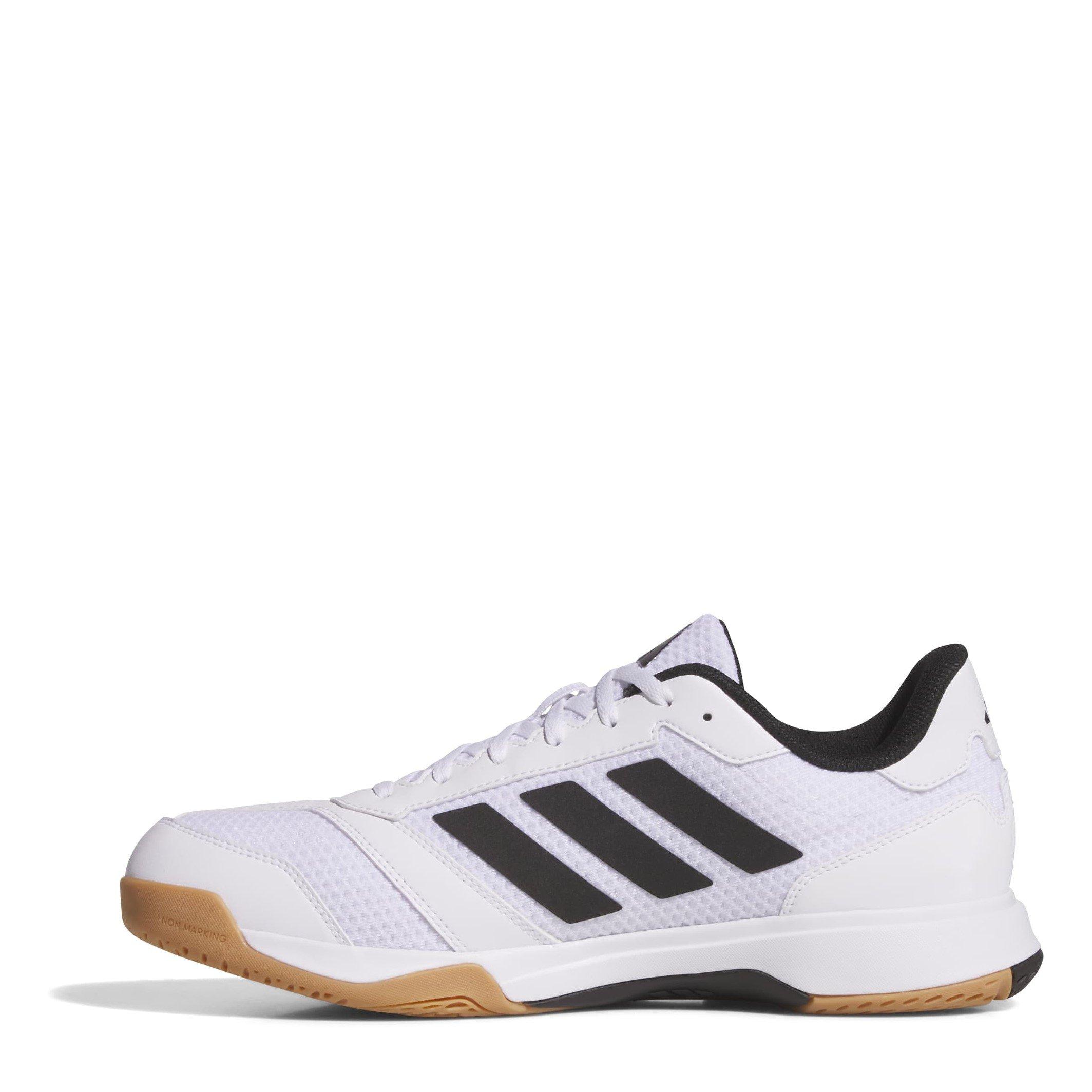 Blanc/Noir/Blanc - adidas - Ligra 8 Indoor Shoes - 2