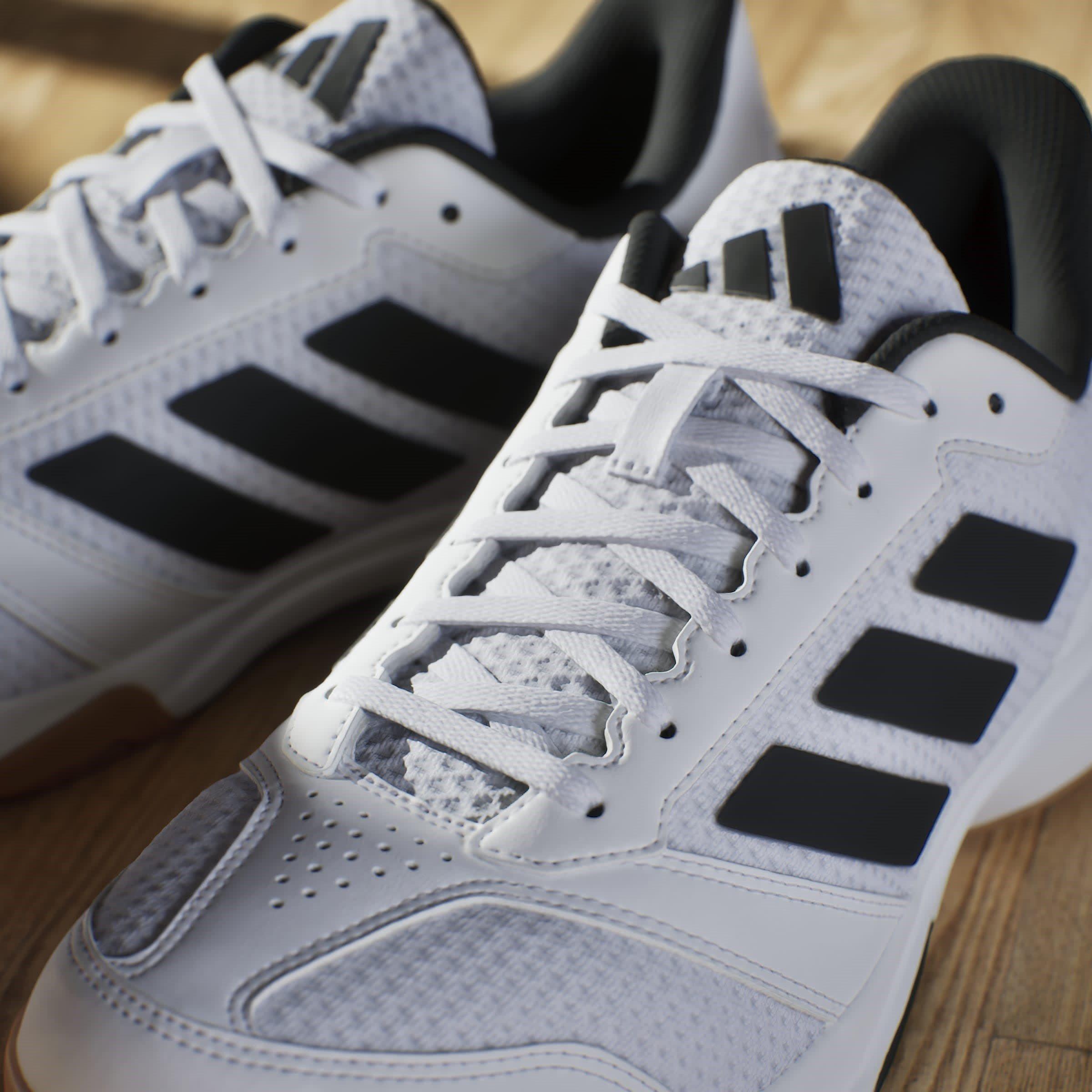 Blanc/Noir/Blanc - adidas - Ligra 8 Indoor Shoes - 16