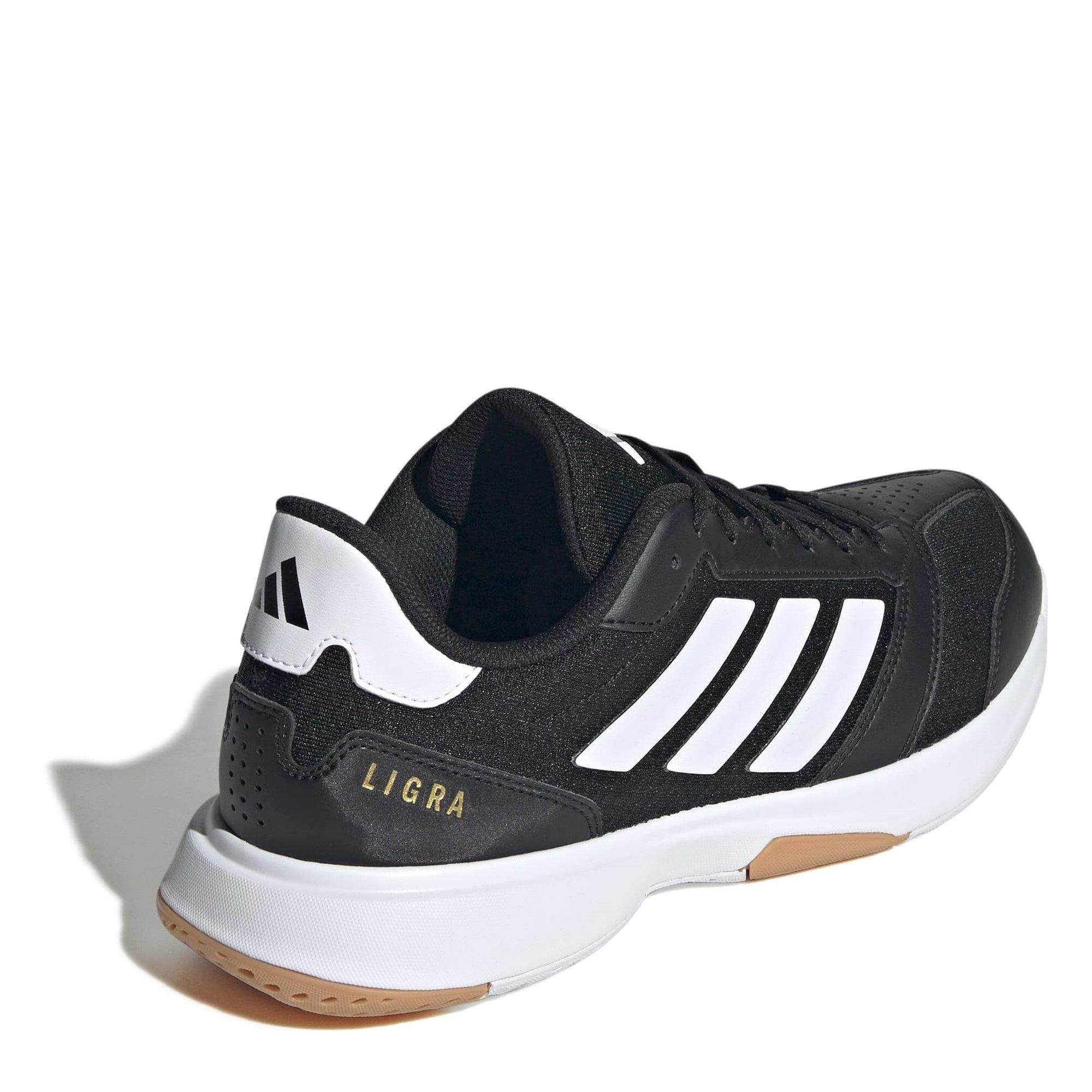 Schwarz/Weiß - adidas - Ligra 8 Indoor Shoes - 4