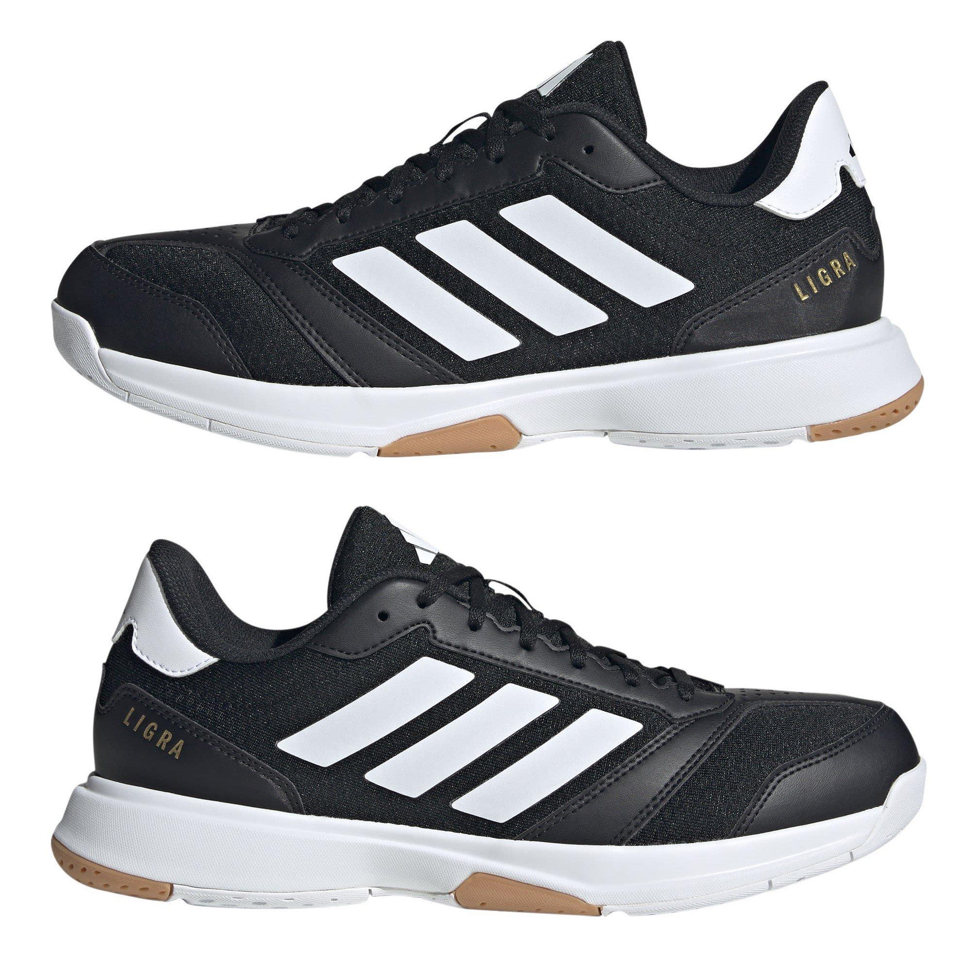 Schwarz/Weiß - adidas - Ligra 8 Indoor Shoes - 9