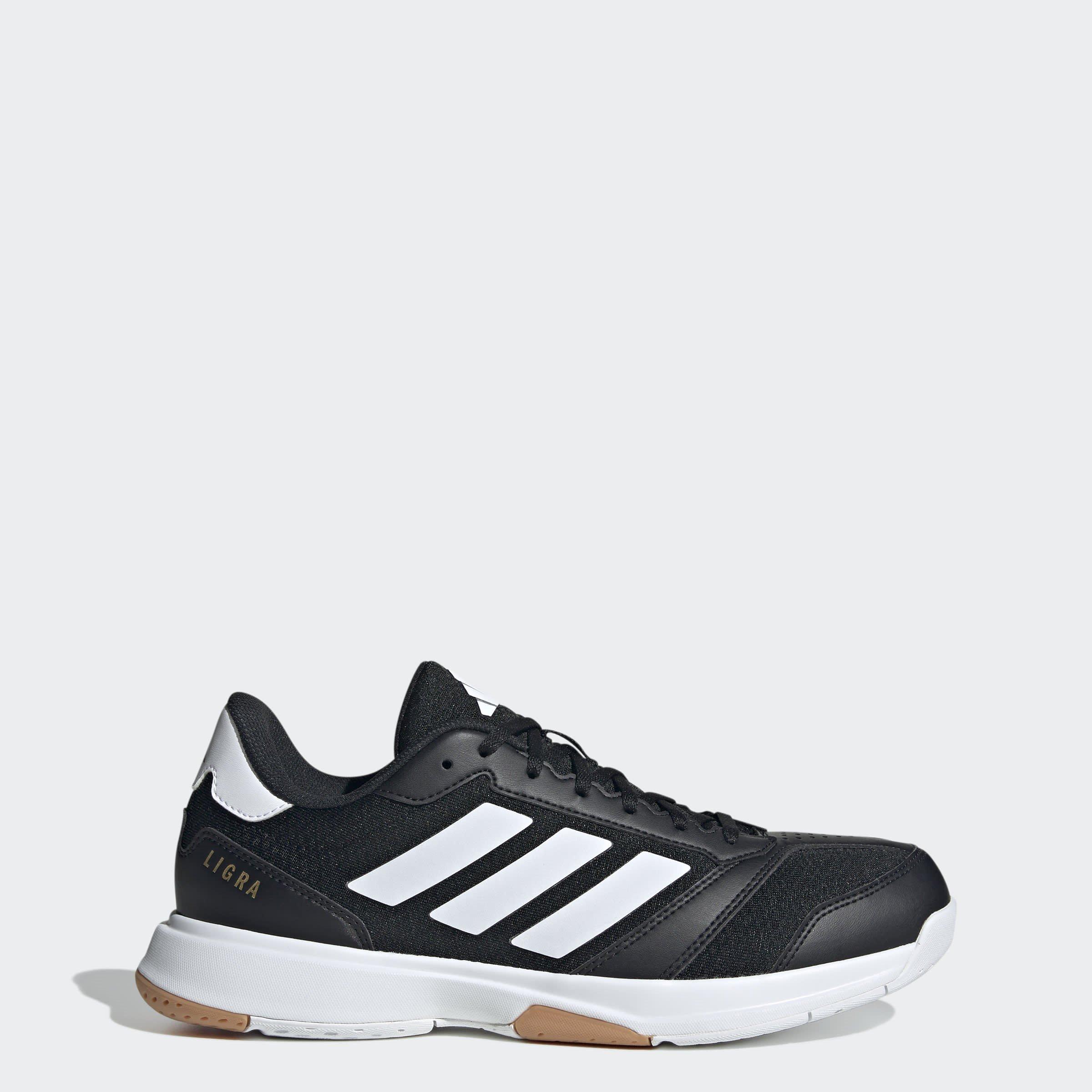 Schwarz/Weiß - adidas - Ligra 8 Indoor Shoes - 10
