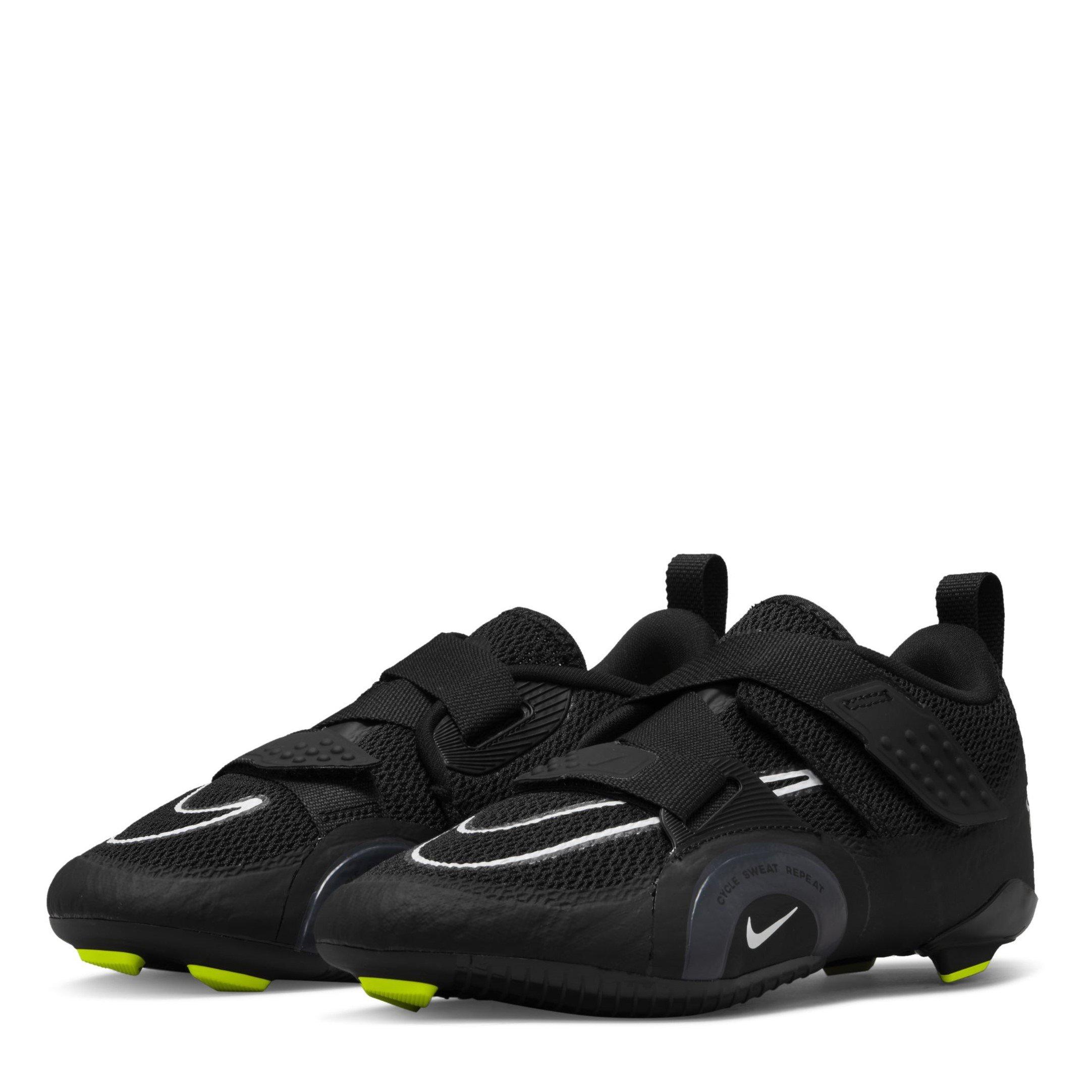 Nero/Volt - Nike - Superrep Cycle 2 Next Nature Cycling Shoes Road Unisex Adults - 5
