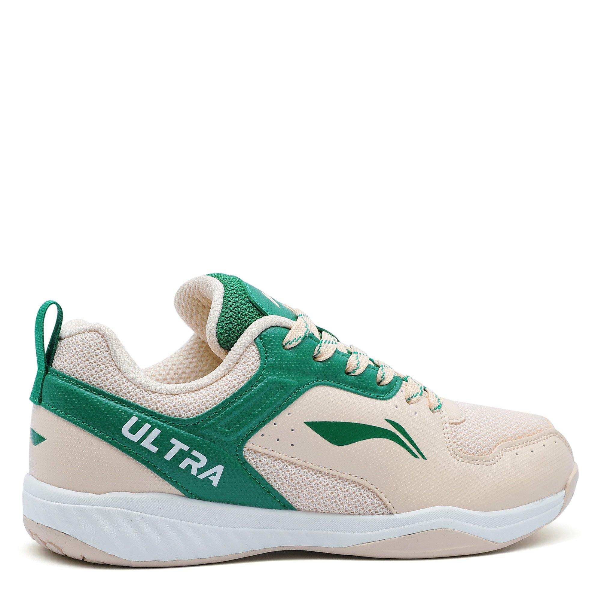Peach/Green - Li Ning - Ultra Speed Mens Badminton Trainers - 6