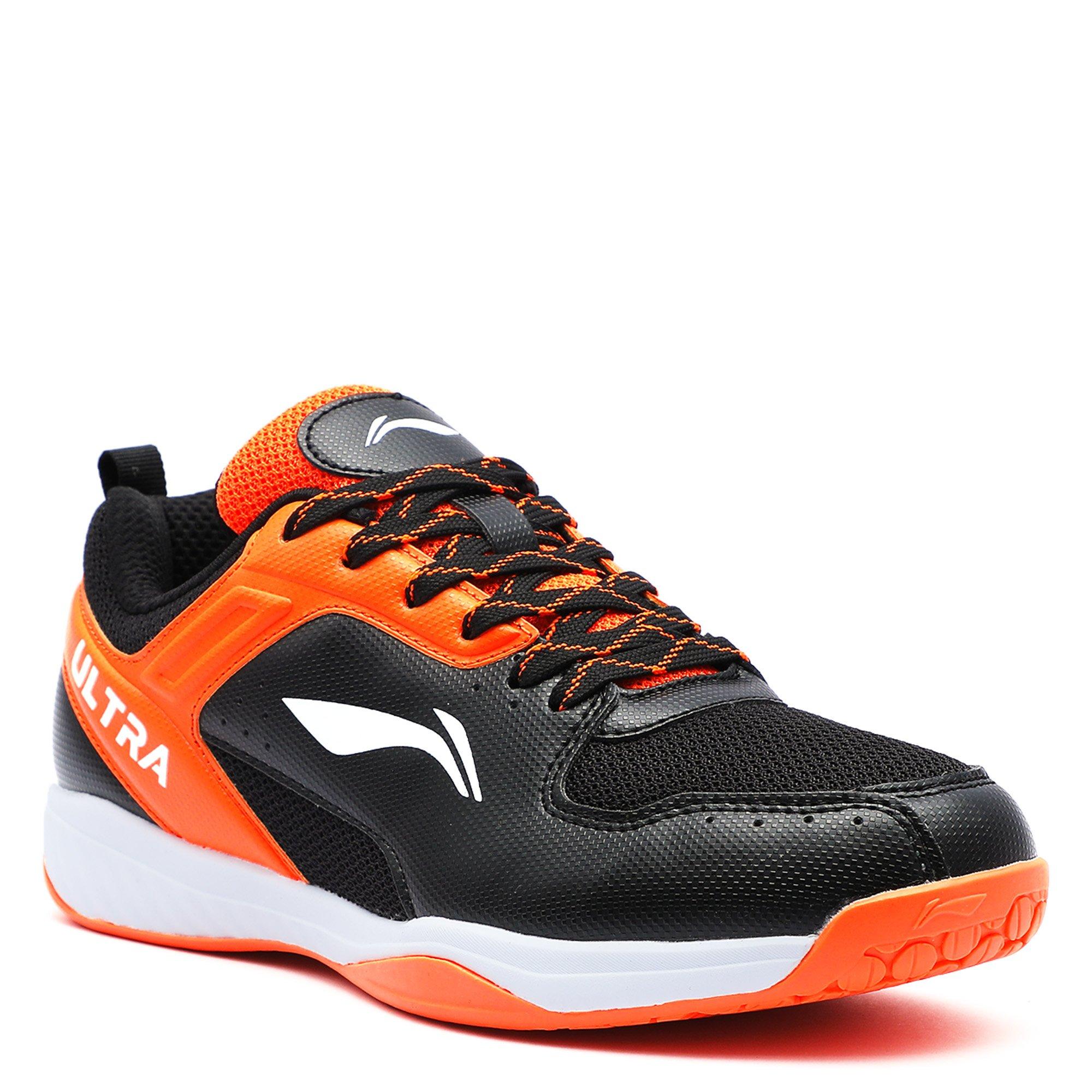 Black/Orange - Li Ning - LN Ultra Speed Mens Badminton Trainers - 5