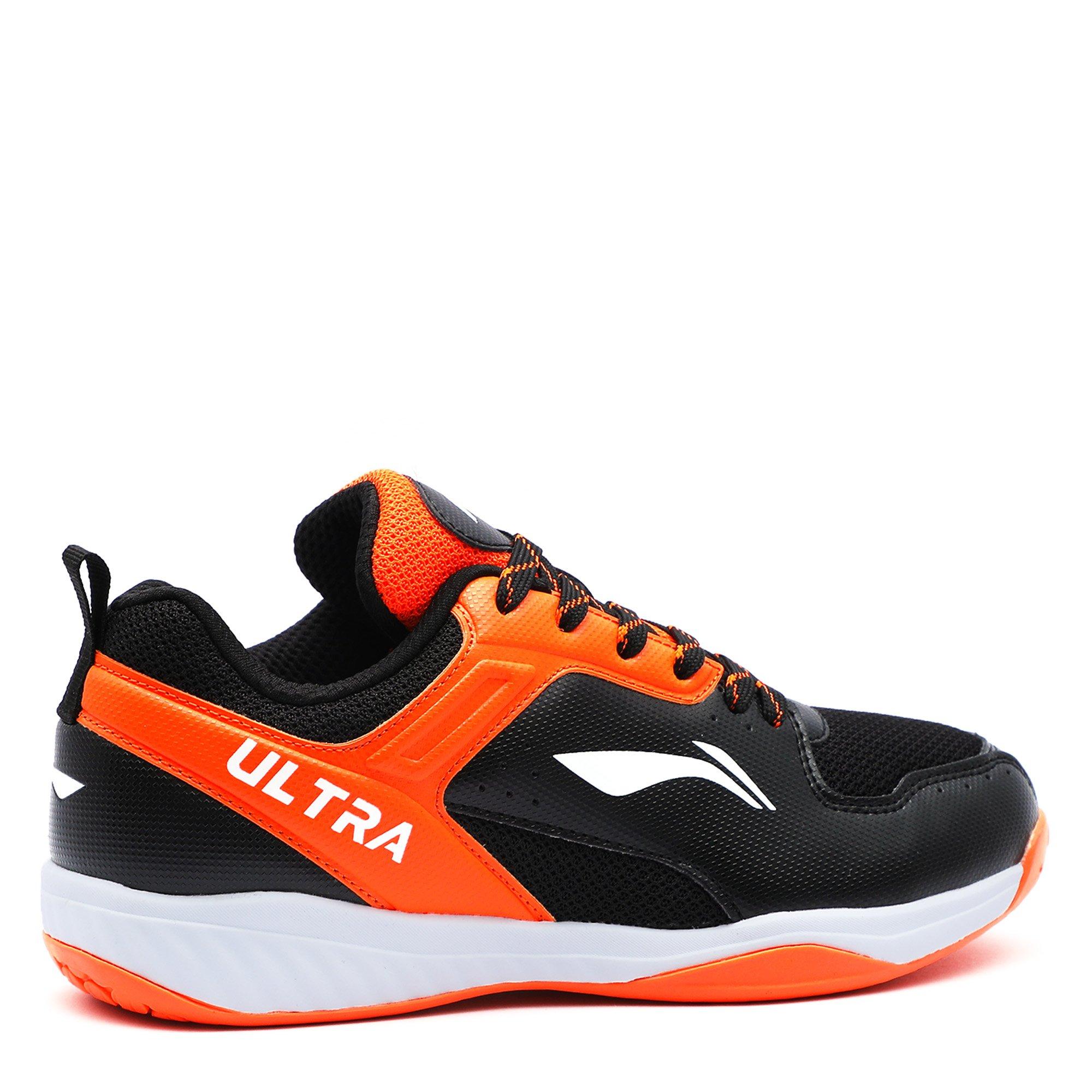 Black/Orange - Li Ning - LN Ultra Speed Mens Badminton Trainers - 6