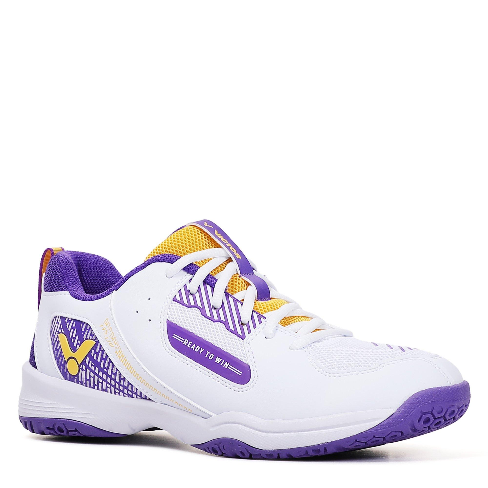 WHITE/PURPLE - Victor - AS-12W Plus Mens Badminton Shoes - 5