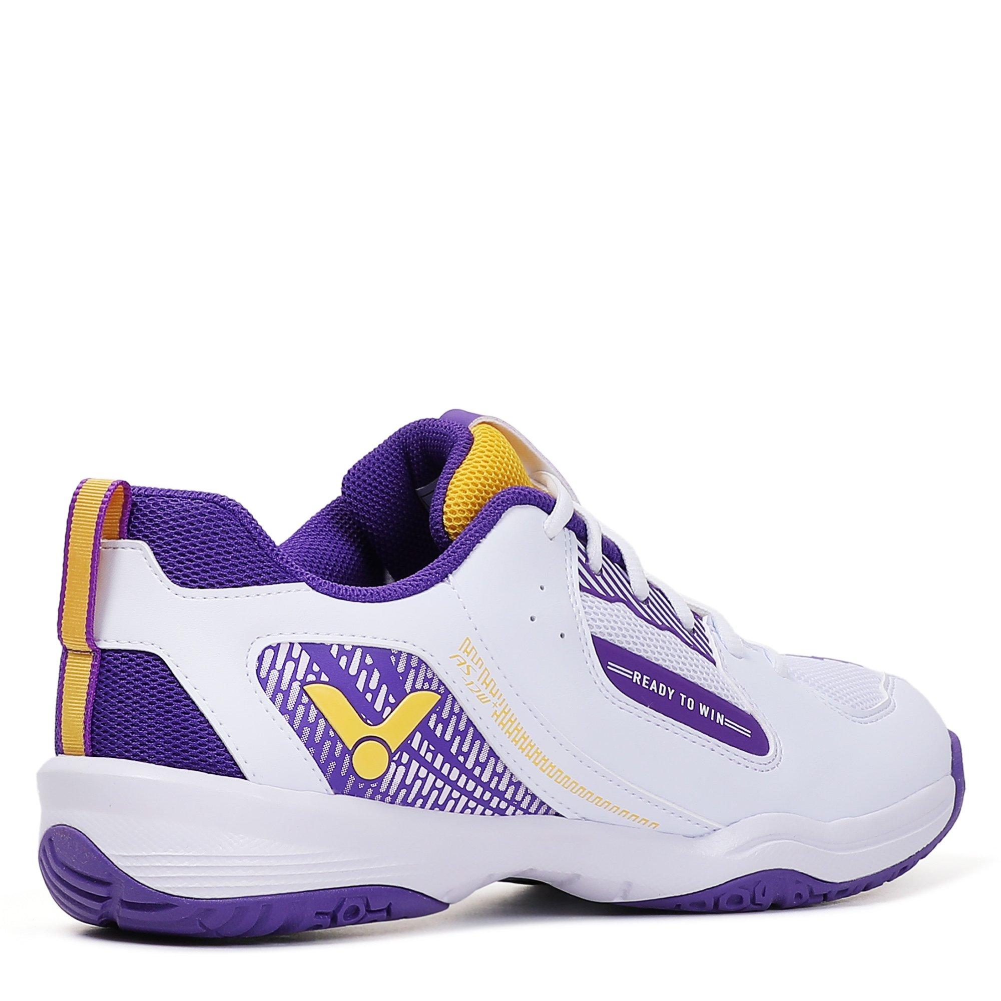 WHITE/PURPLE - Victor - AS-12W Plus Mens Badminton Shoes - 6