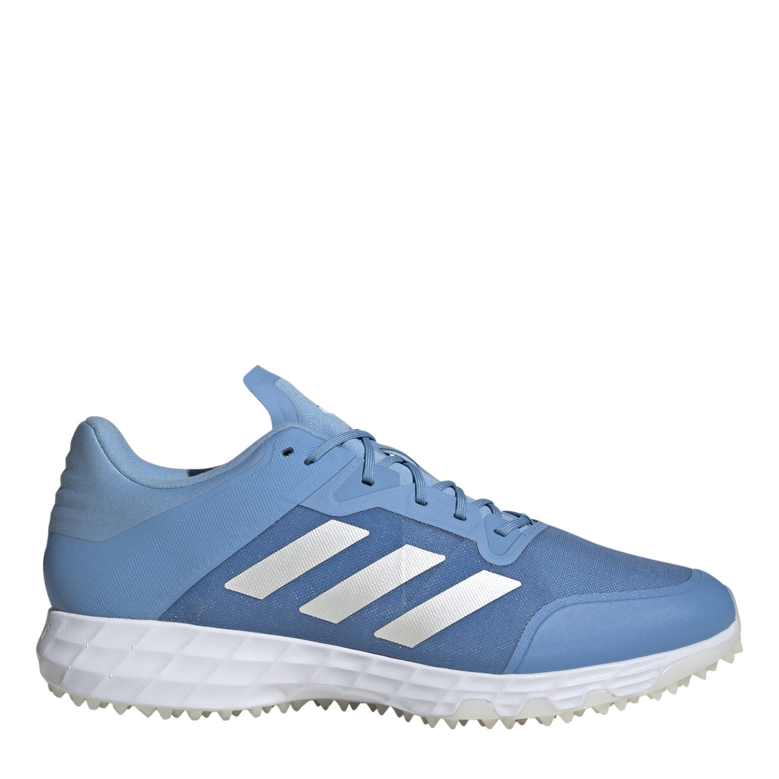 Adidas Men's Team Light Blue Hockey Lux 2.2S Shoes - 9 (43.3)