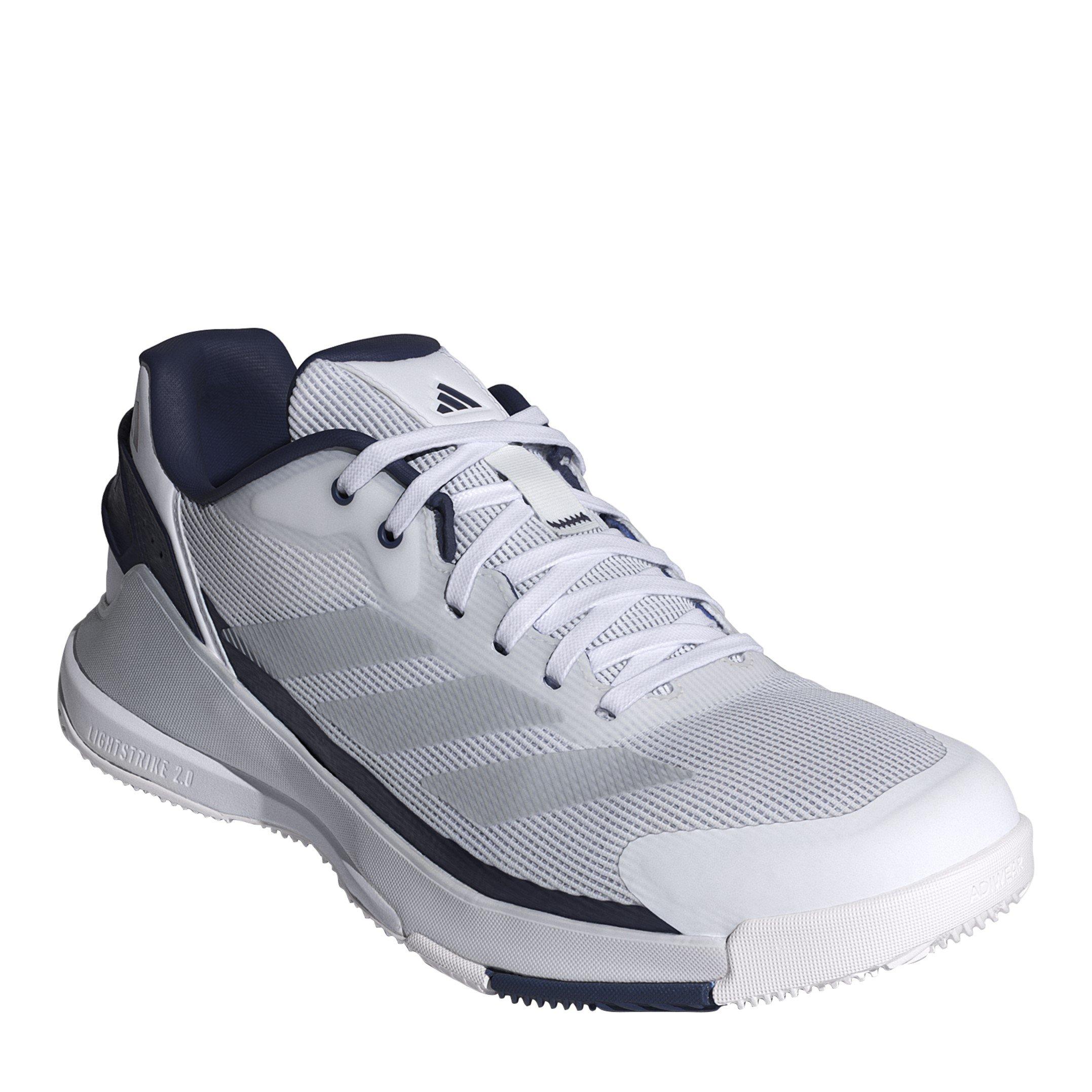 White/Slvr/Blue - adidas - Men's Padel Trainers - 3