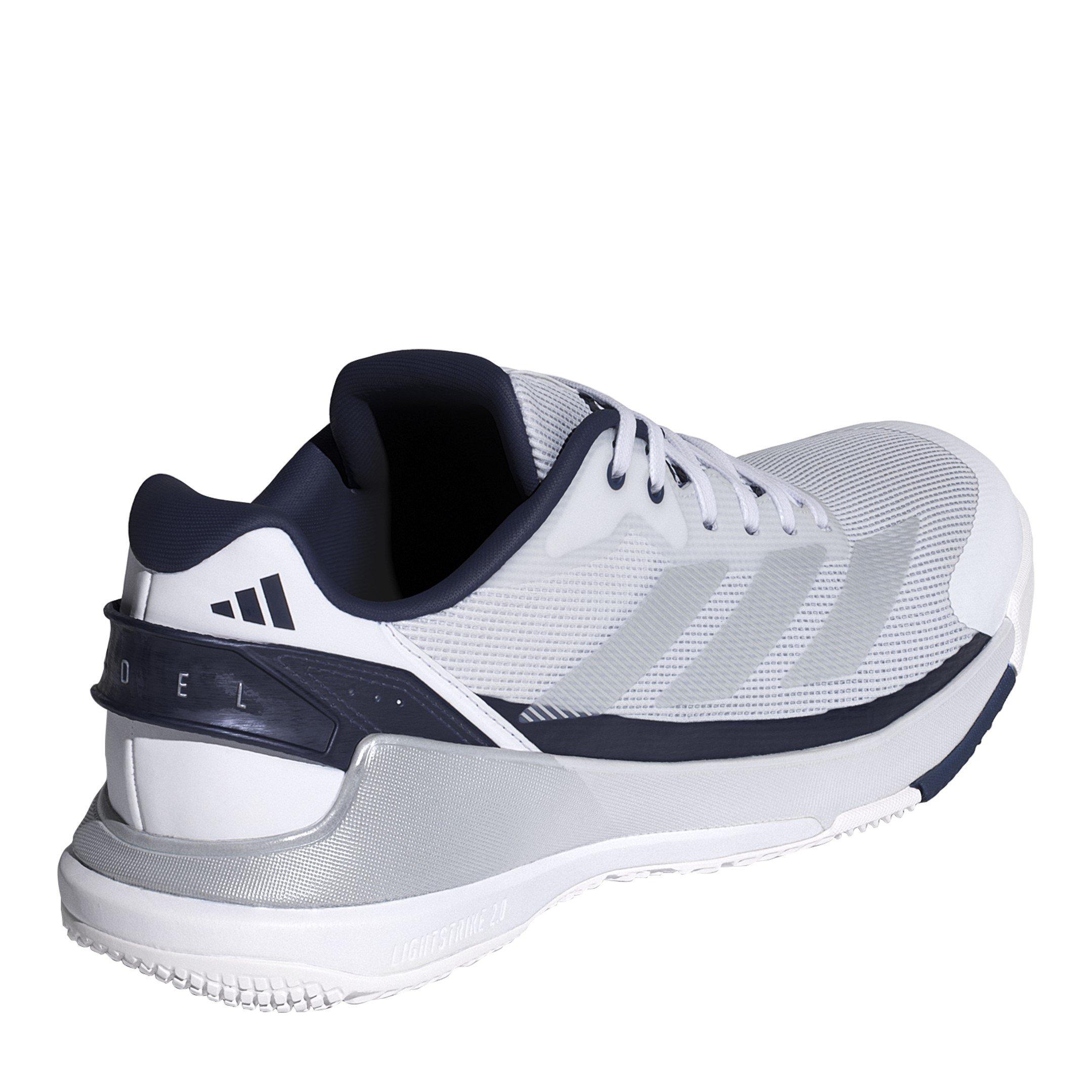 White/Slvr/Blue - adidas - Men's Padel Trainers - 4