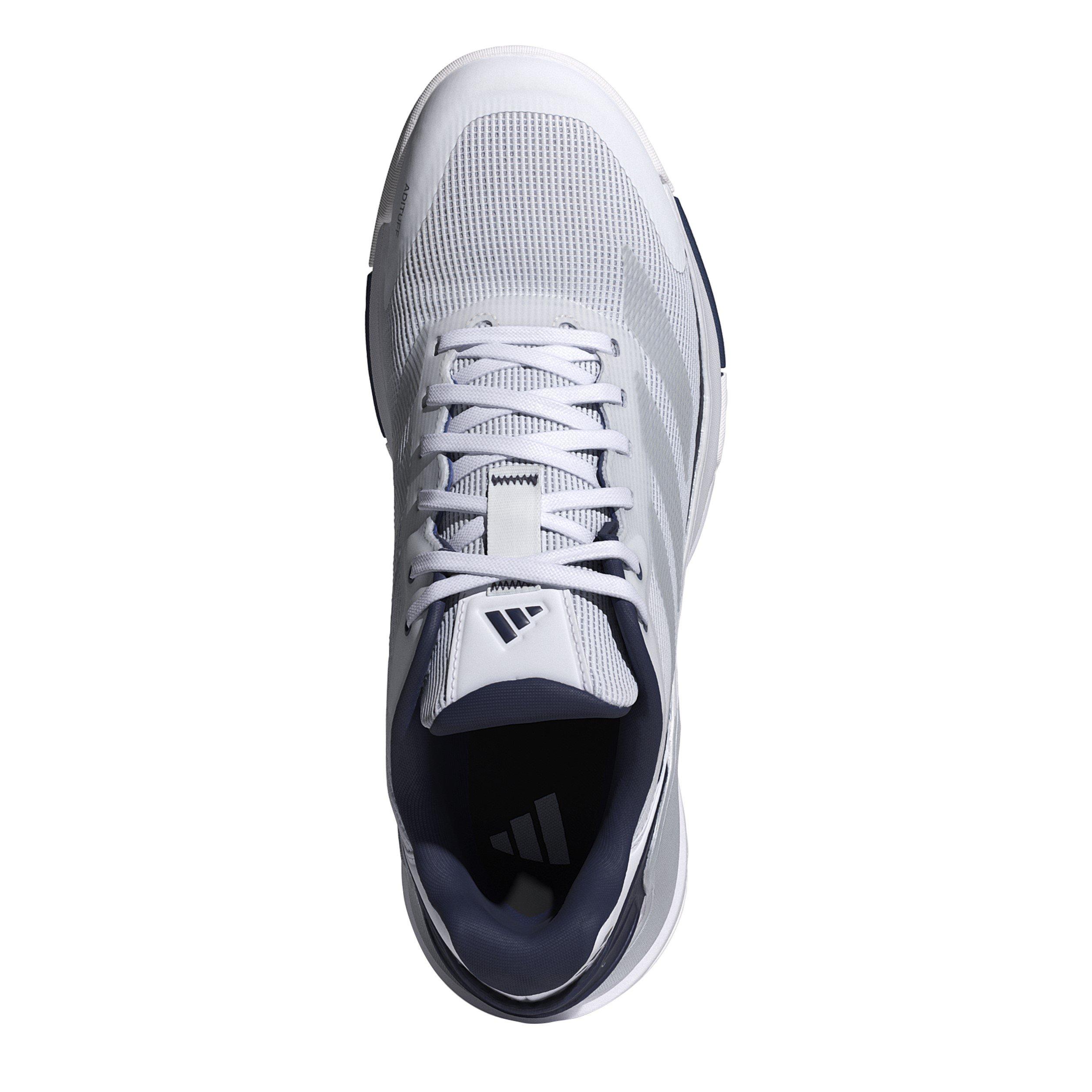 White/Slvr/Blue - adidas - Men's Padel Trainers - 5