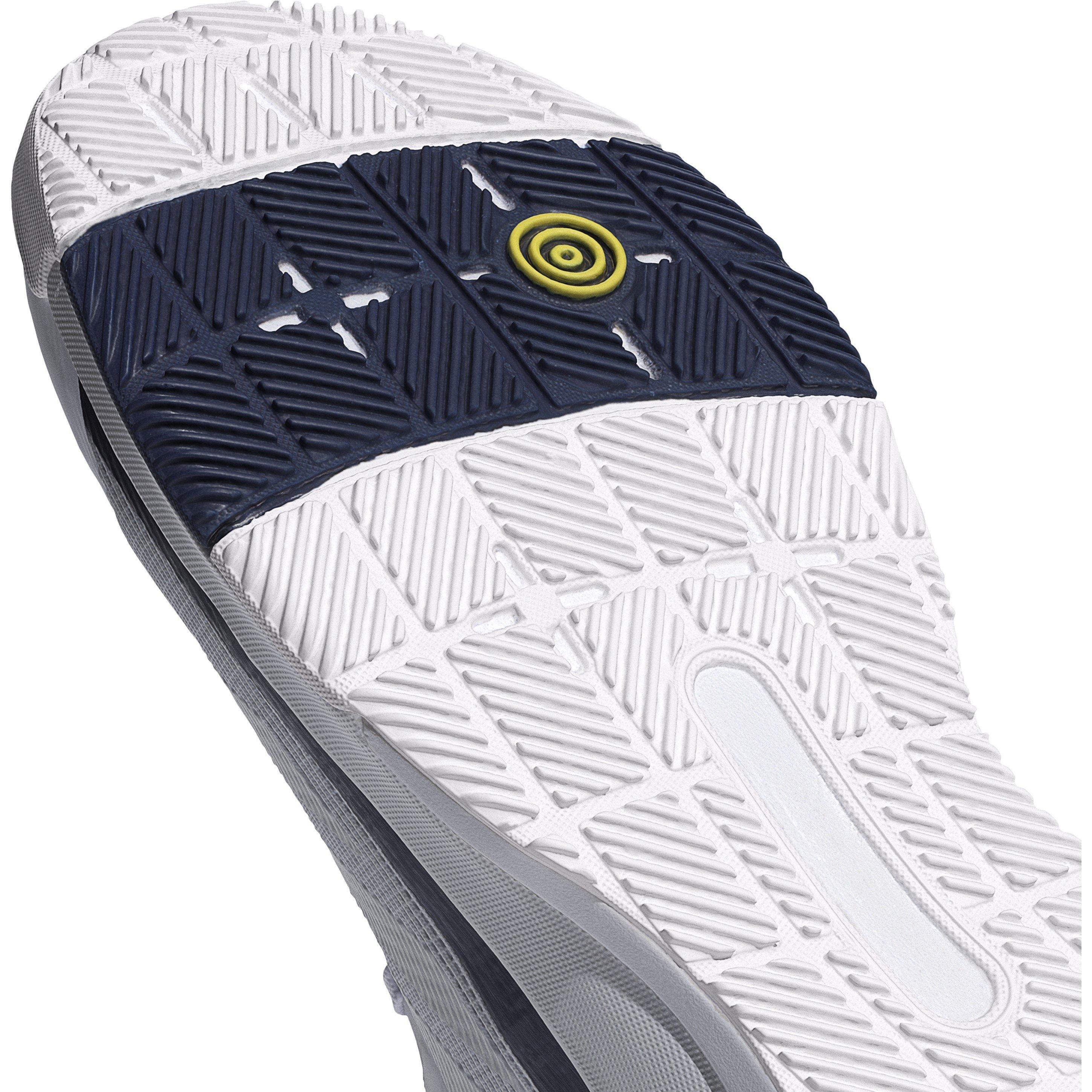 White/Slvr/Blue - adidas - Men's Padel Trainers - 8