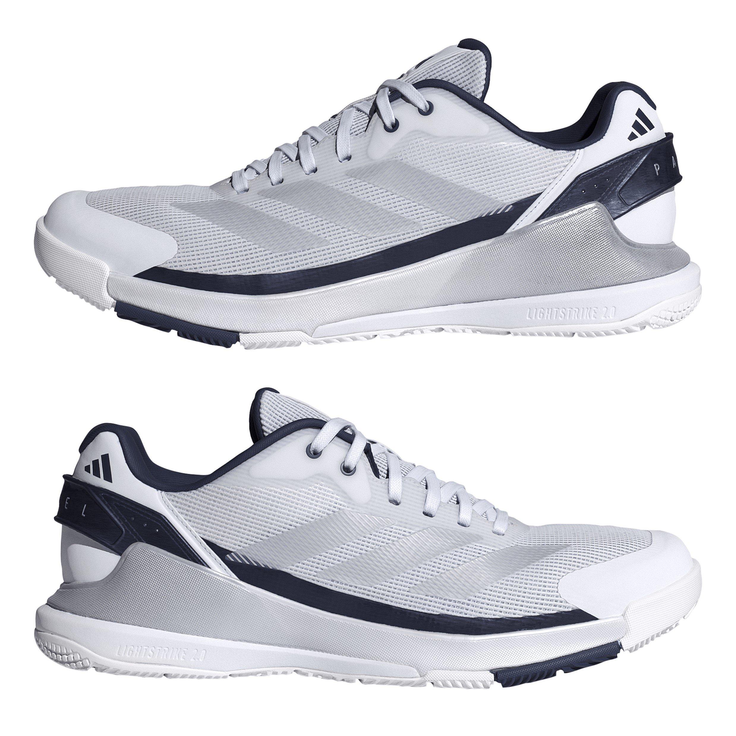 White/Slvr/Blue - adidas - Men's Padel Trainers - 9