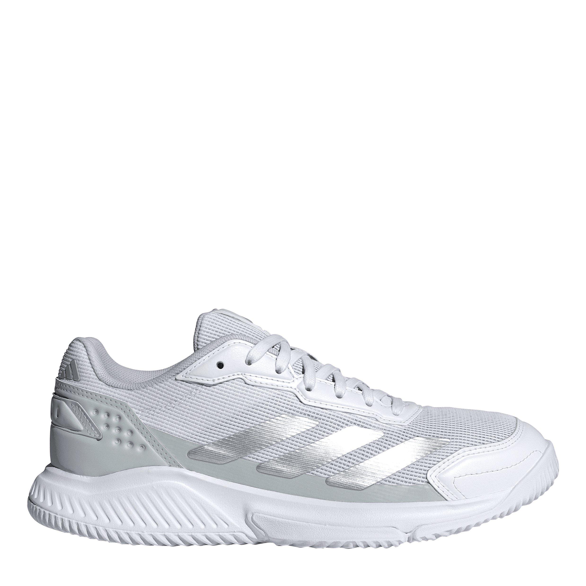 Adidas Women's Padel Trainers - White/Slvr Met - 4 (36.7)