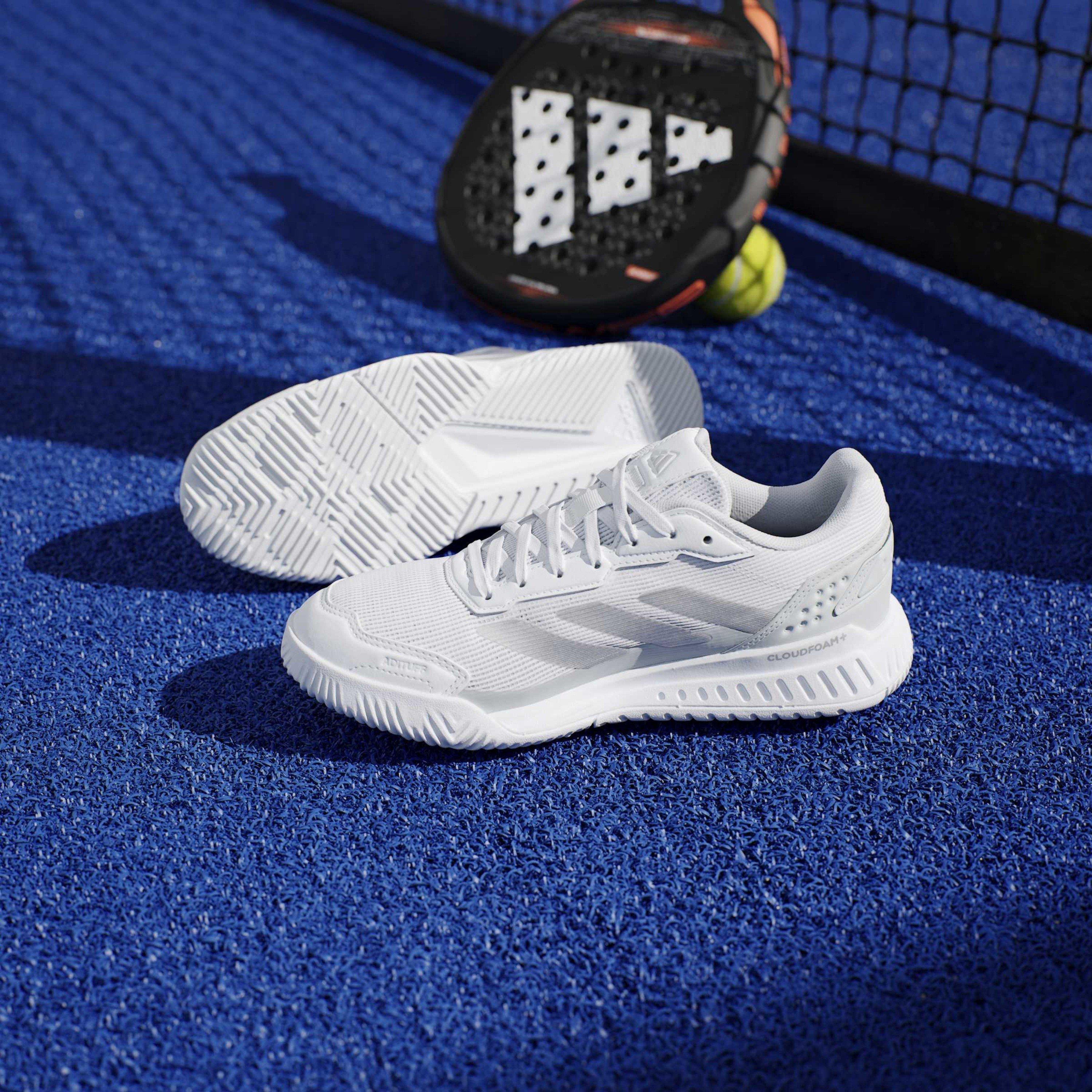 White/Slvr Met - adidas - Adidas Courtqck Pdel Ld63 - 11