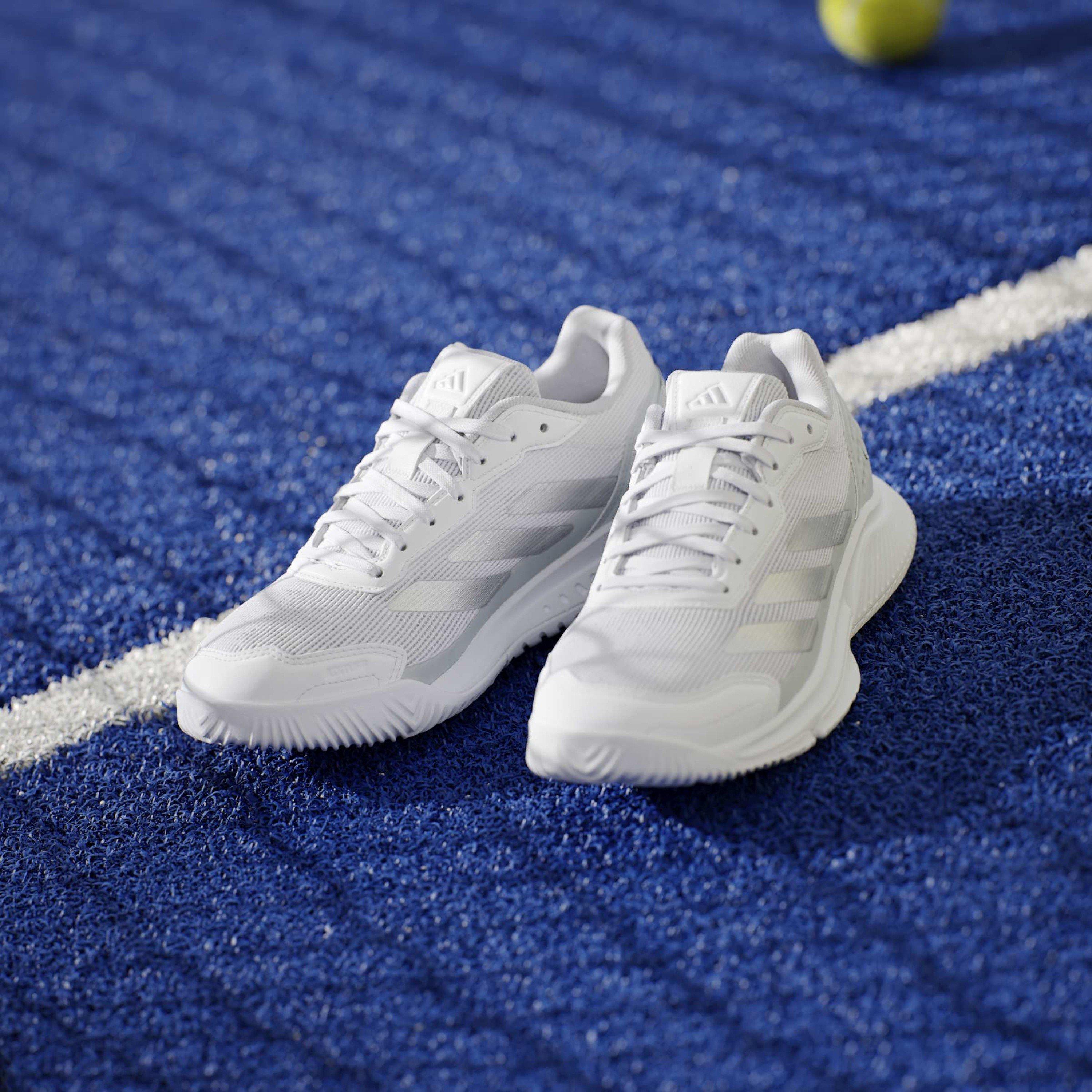 White/Slvr Met - adidas - Adidas Courtqck Pdel Ld63 - 12