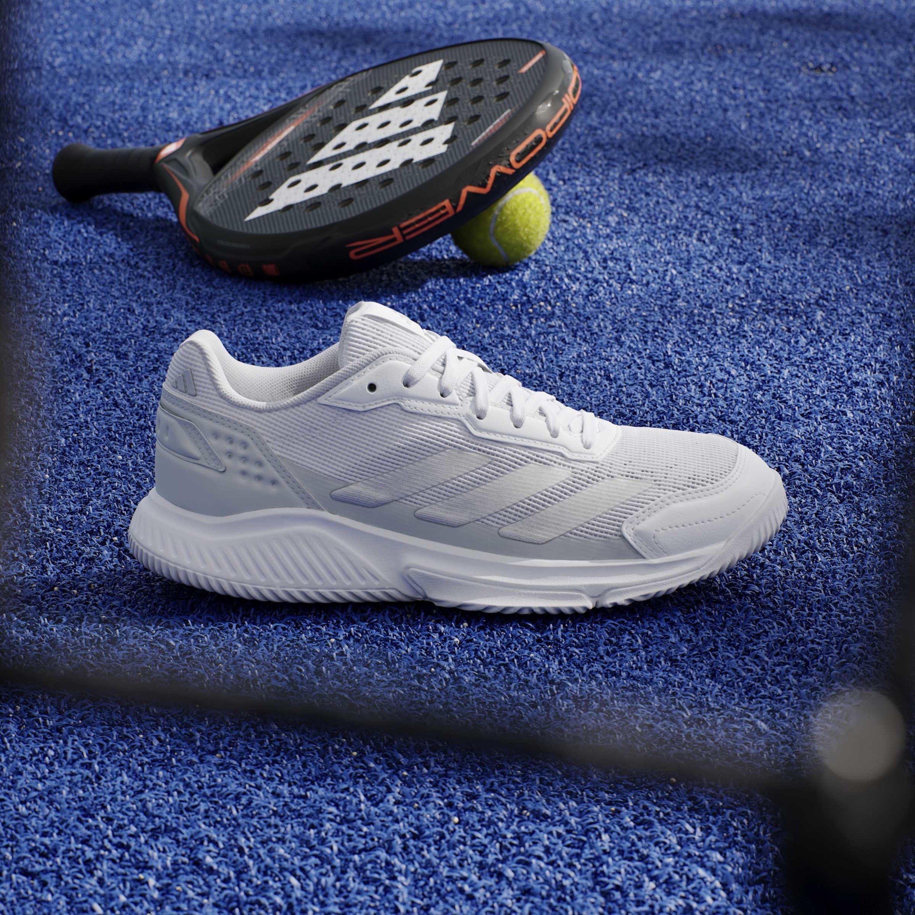 White/Slvr Met - adidas - Adidas Courtqck Pdel Ld63 - 10
