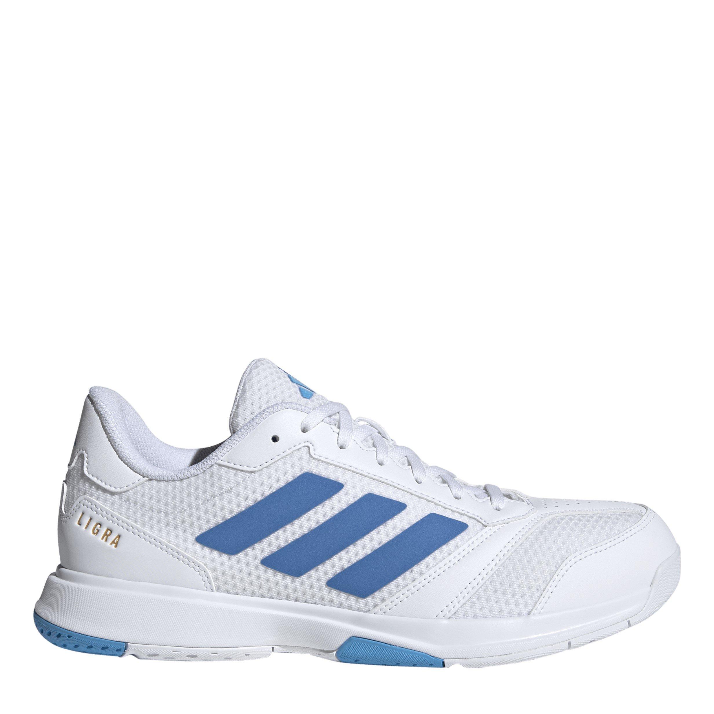 White/Blue - adidas - Men's Squash Shoes - 1