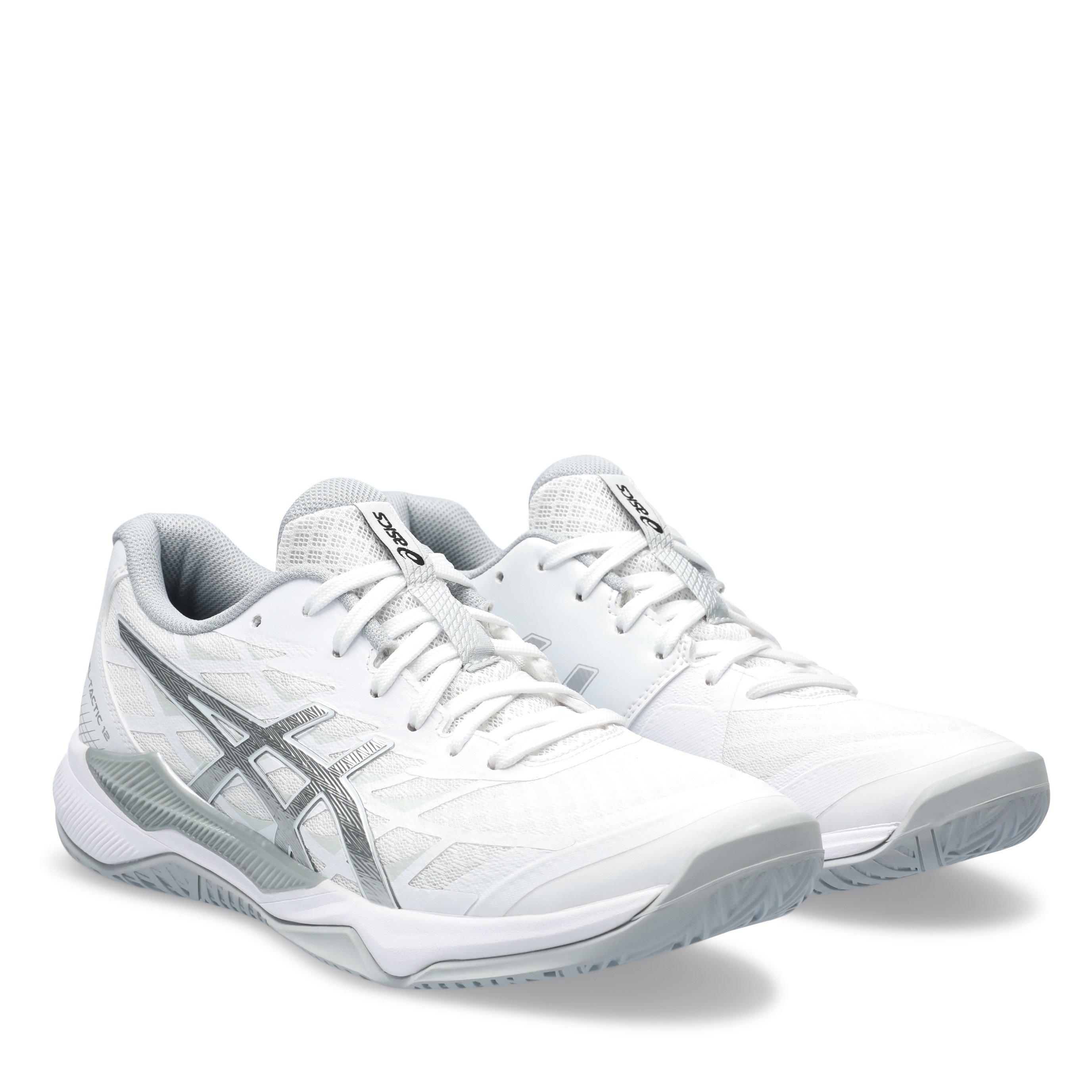 Weiß/Silber - Asics - Gel-Tactic 12 Womens Indoor Court Shoes - 4