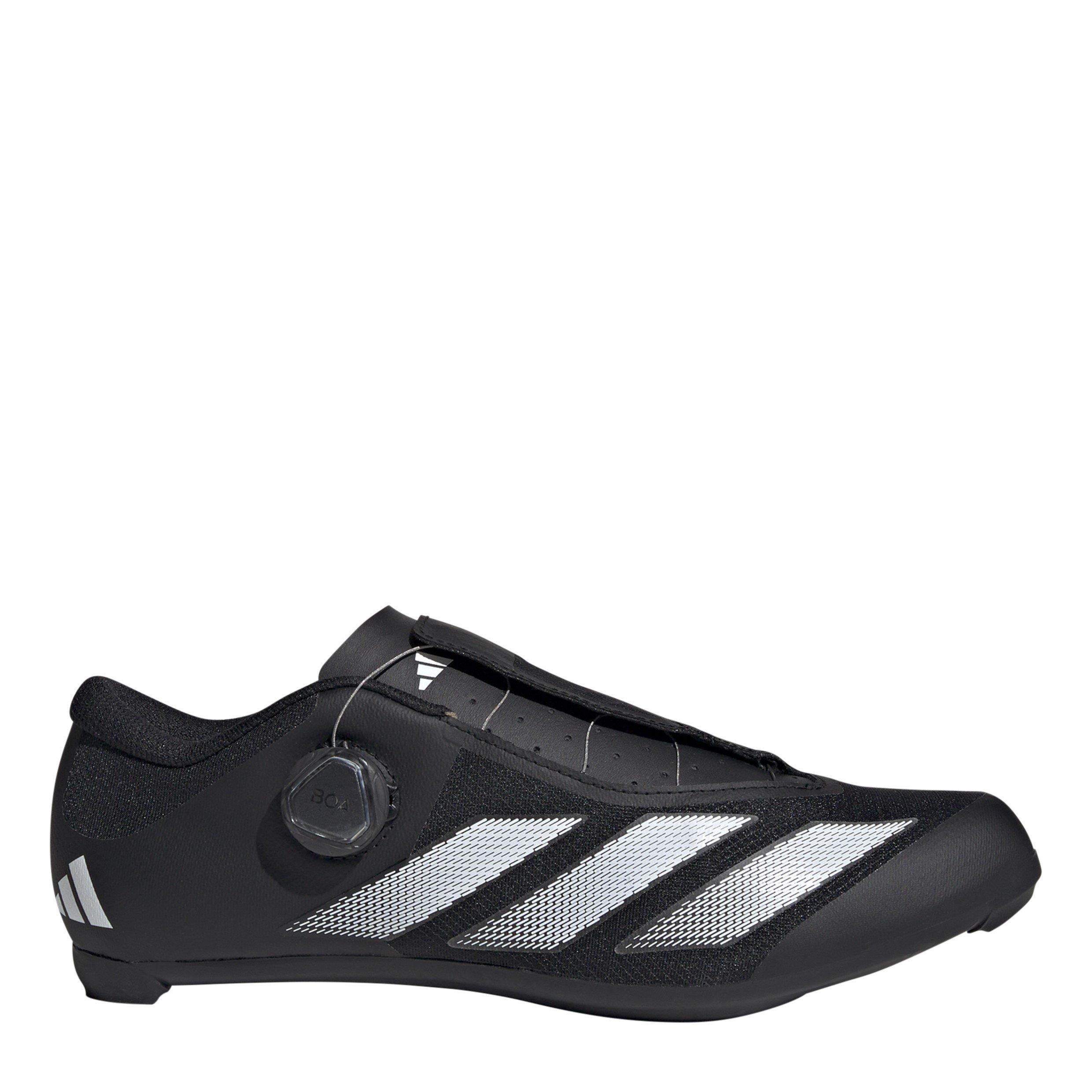 Adidas Men's Tempo Stripes Boa Road Cycling Shoes - Core Black - 6 (39.3)