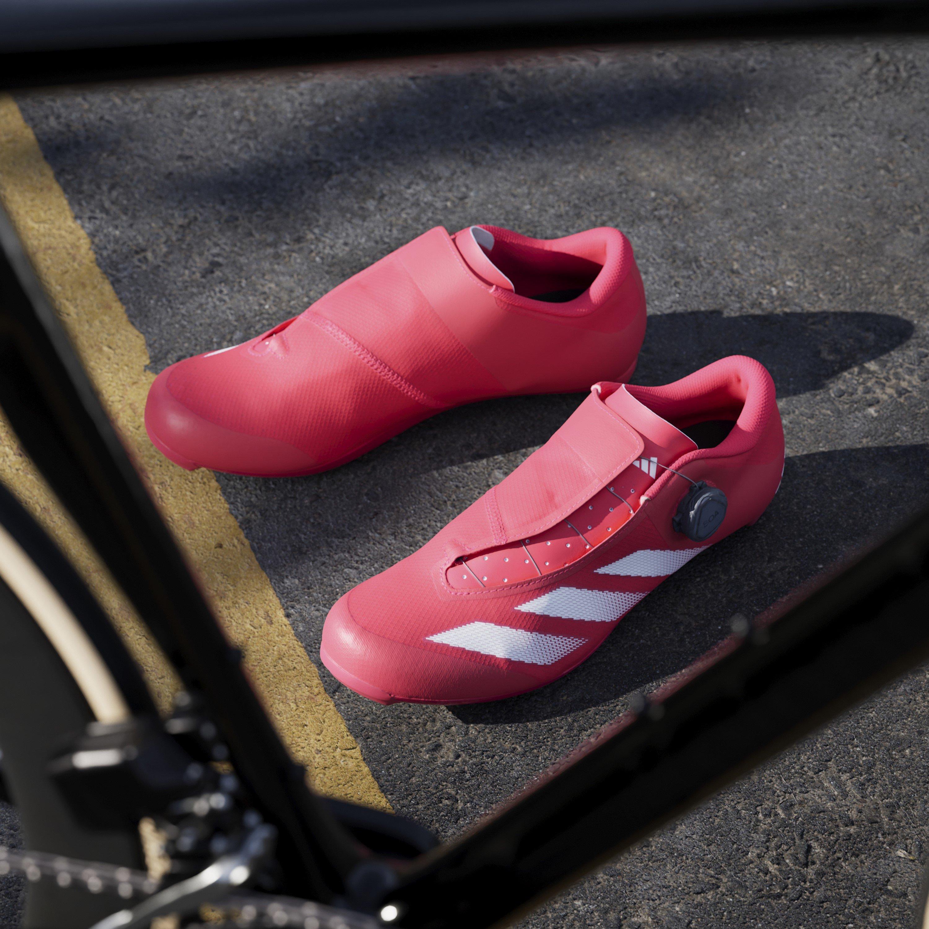 Ren Ruby - adidas - Men's Tempo Stripes Boa Road Cycling Shoes - 12