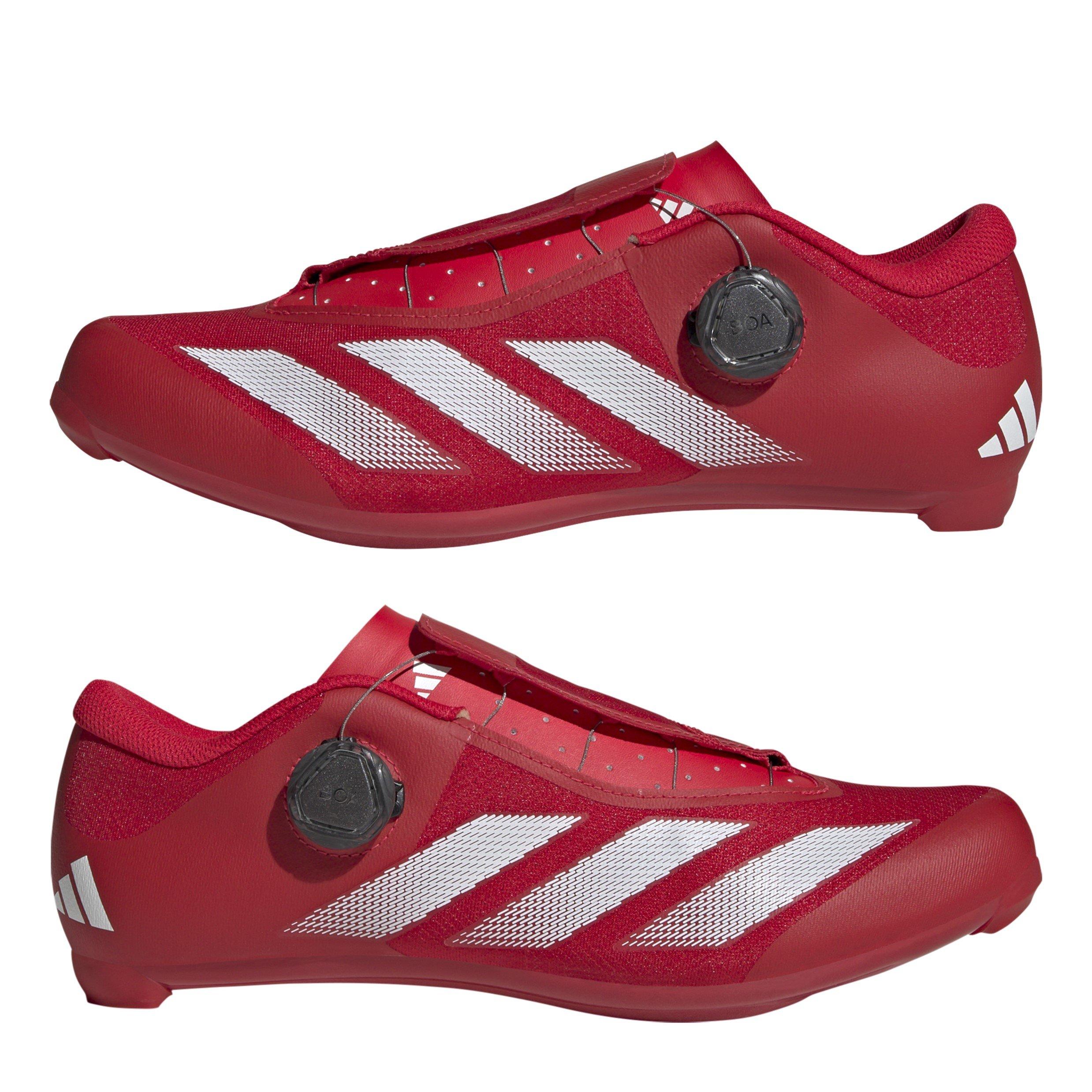 Ren Ruby - adidas - Men's Tempo Stripes Boa Road Cycling Shoes - 9