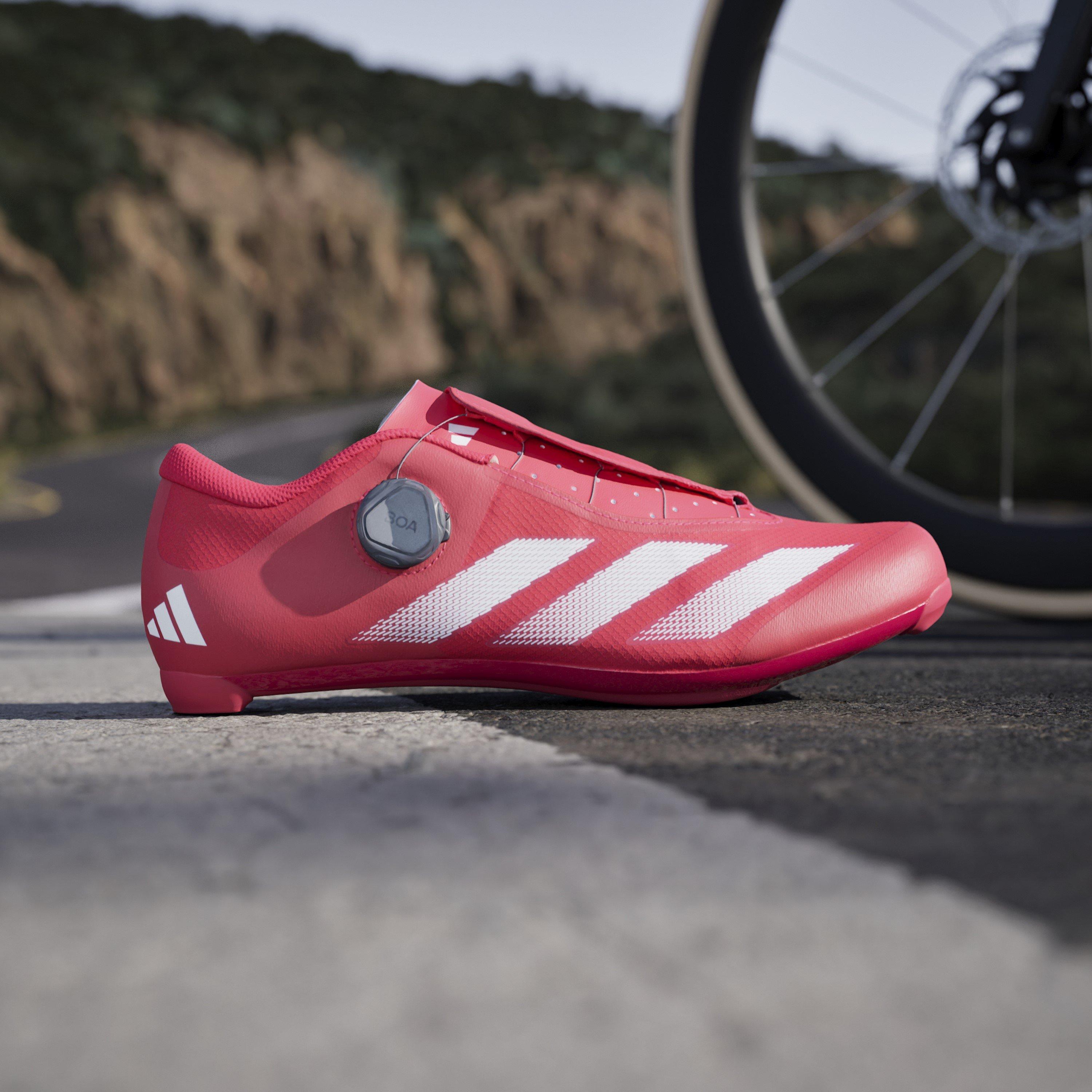 Ren Ruby - adidas - Men's Tempo Stripes Boa Road Cycling Shoes - 10