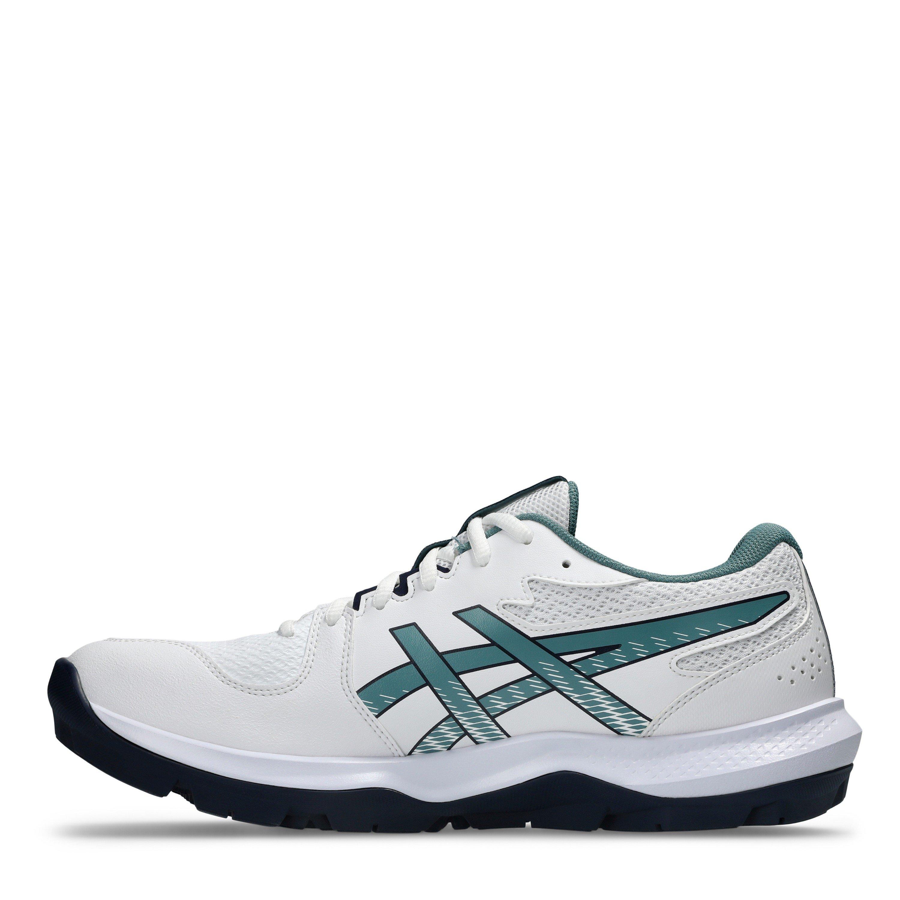 White/Fggy Teal - Asics - Unisex Peake 63 Astro Hockey Shoes - 2