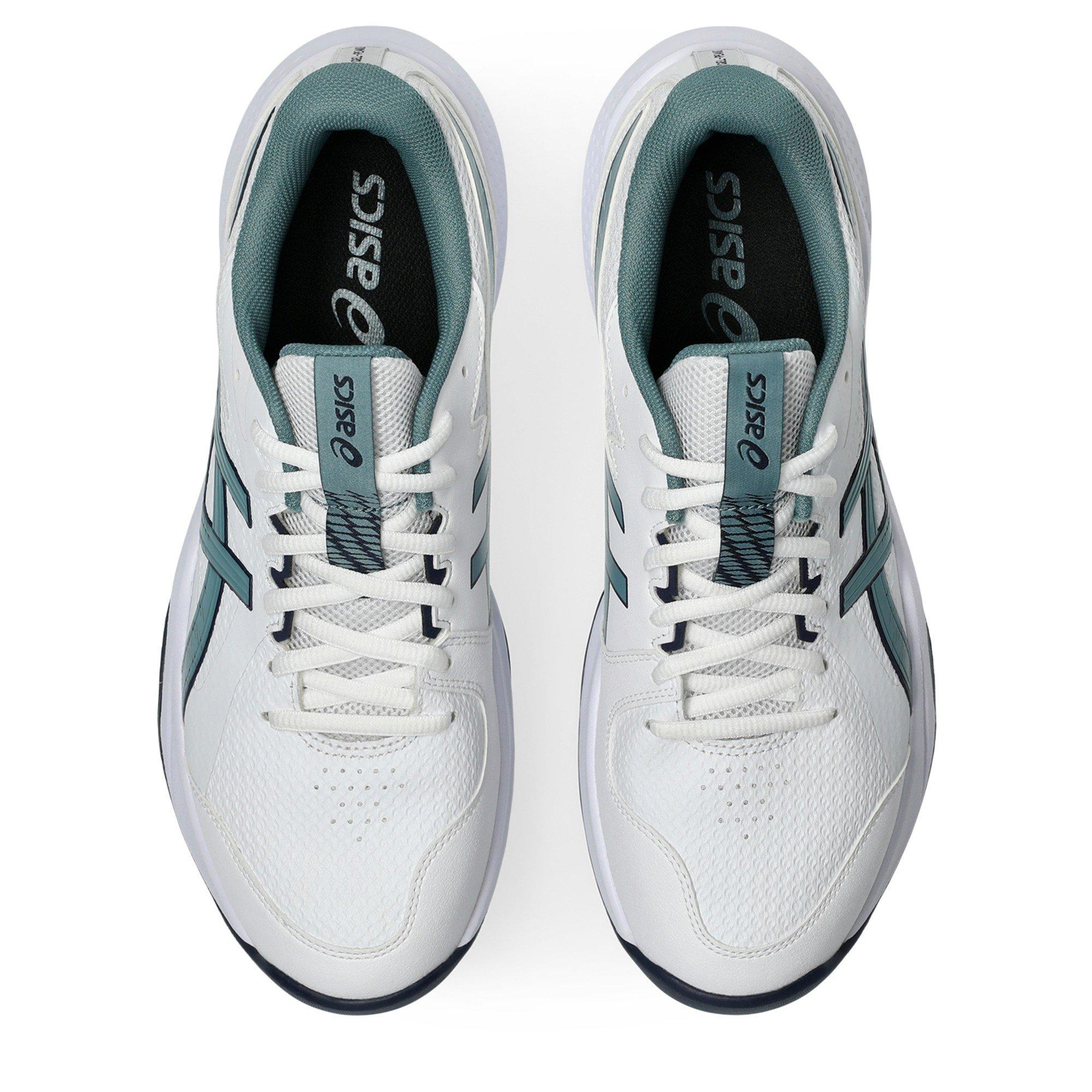 White/Fggy Teal - Asics - Unisex Peake 63 Astro Hockey Shoes - 6