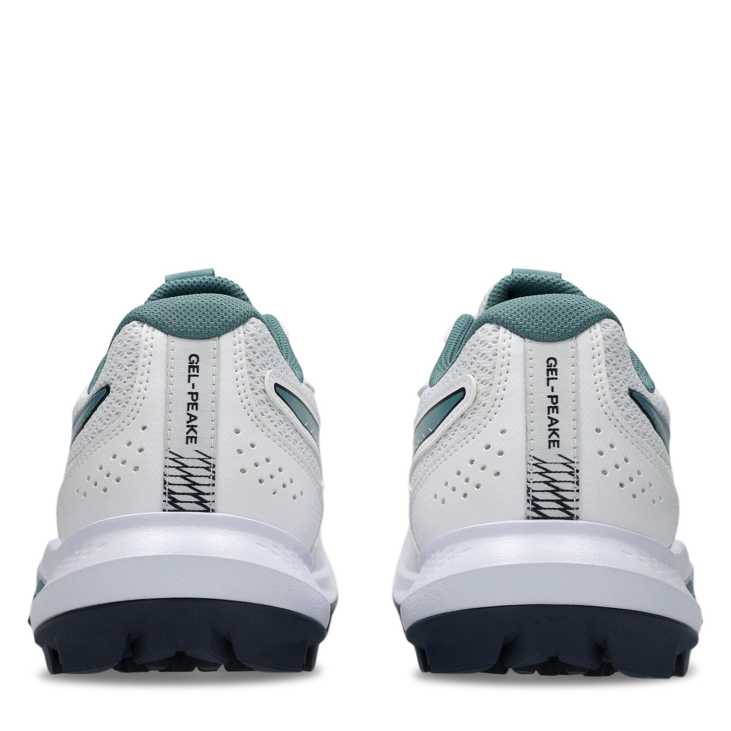 White/Fggy Teal - Asics - Unisex Peake 63 Astro Hockey Shoes - 7