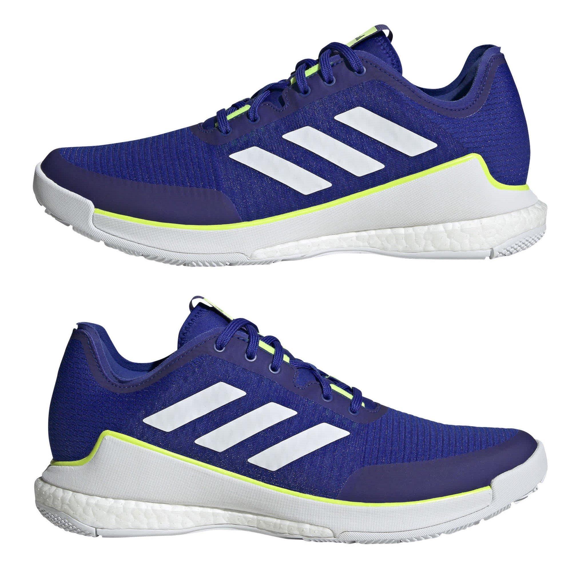 Lucid Blue/Ftwr - adidas - Crazyflight M Hockey Shoes Mens - 9